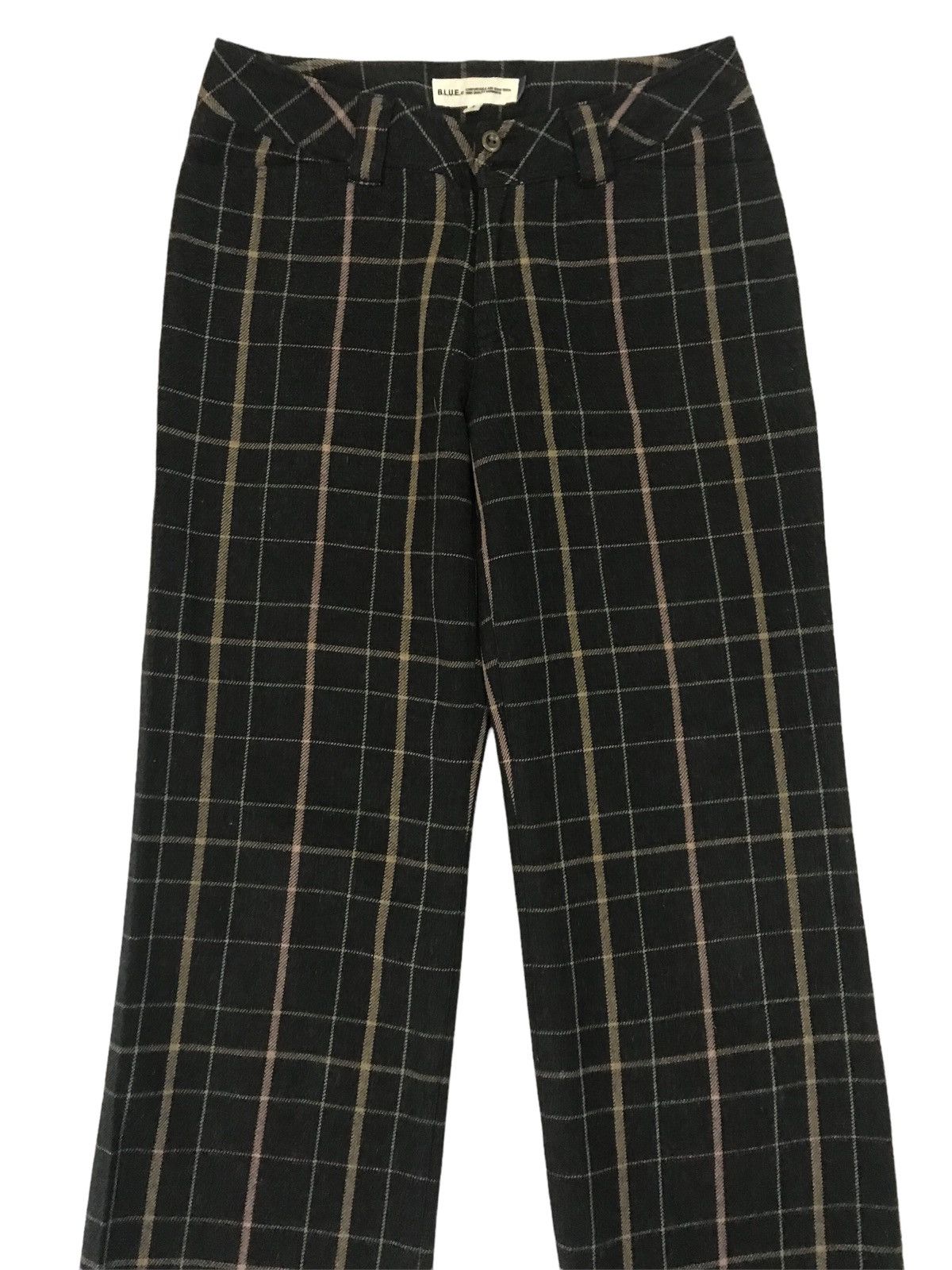Japanese Brand Vintage Blue Wool pant Size US 30 / EU 46 - 2 Thumbnail