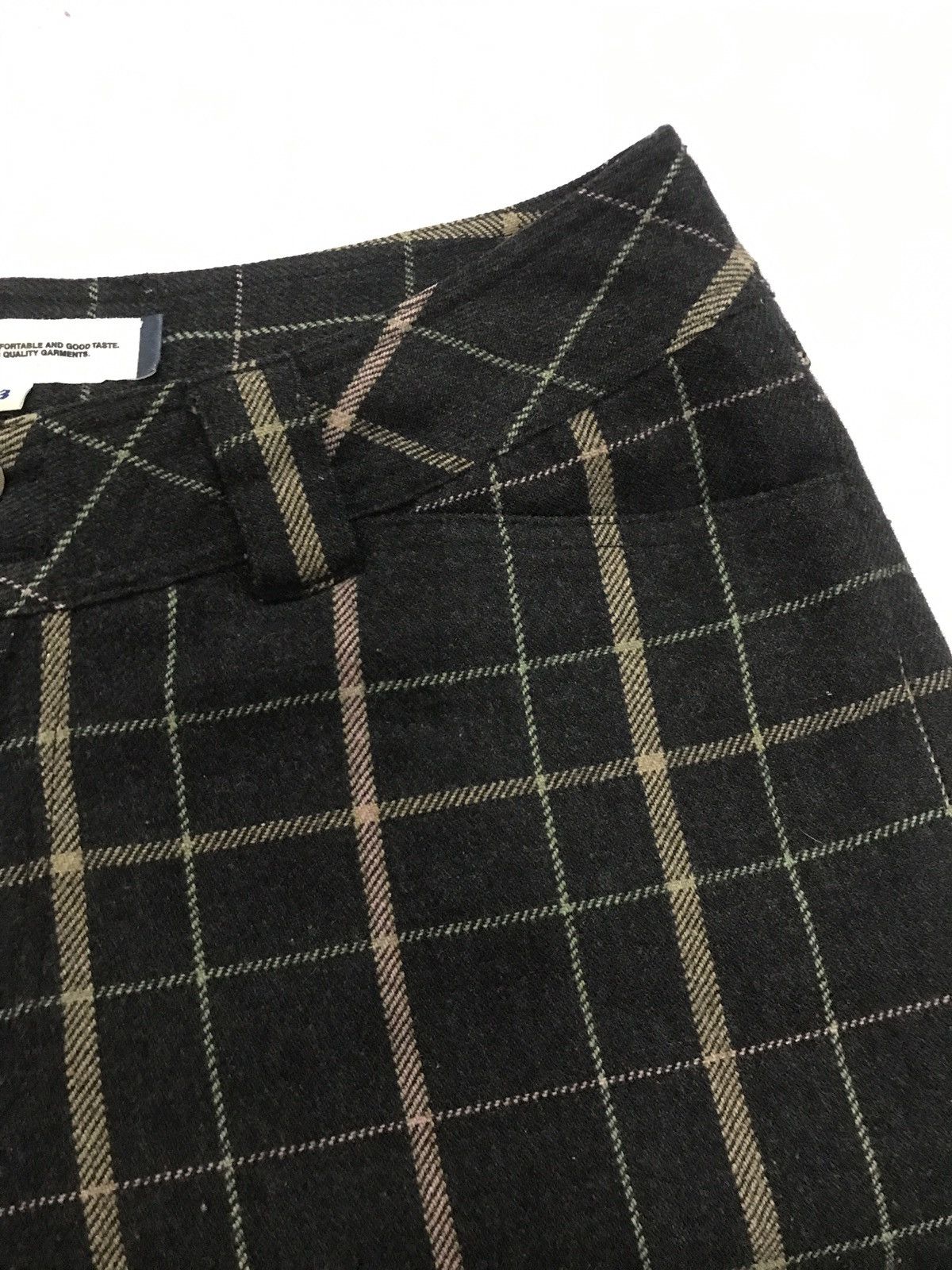 Japanese Brand Vintage Blue Wool pant Size US 30 / EU 46 - 7 Thumbnail