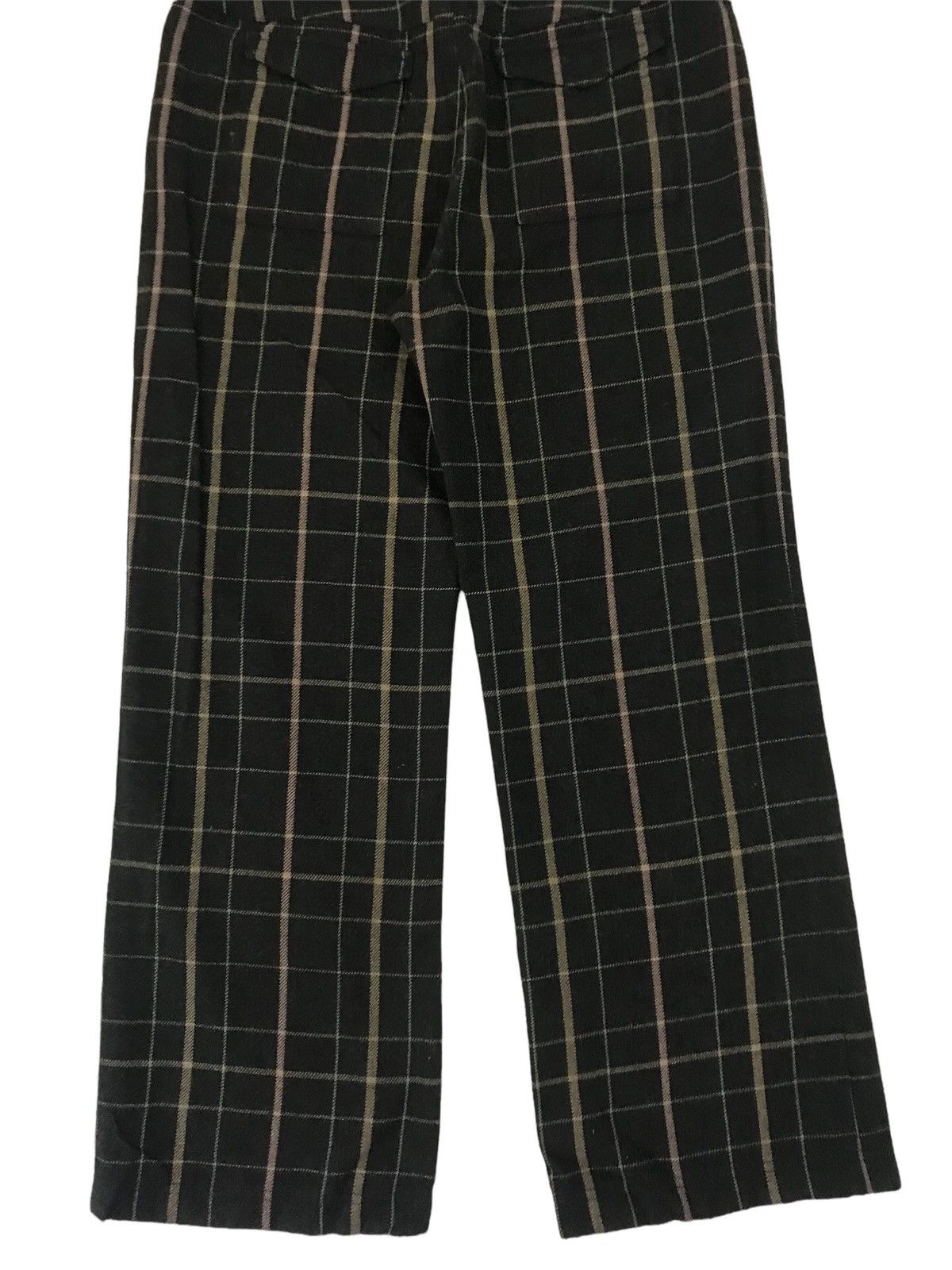 Japanese Brand Vintage Blue Wool pant Size US 30 / EU 46 - 6 Thumbnail
