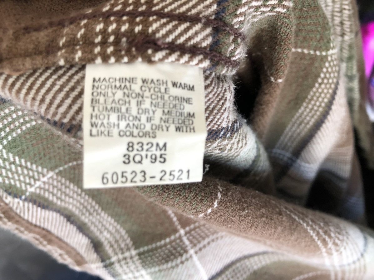 Levi's Vintage 90s Levi’s Plaid Oversized Thick Flannel Shirt Size US L / EU 52-54 / 3 - 14 Thumbnail