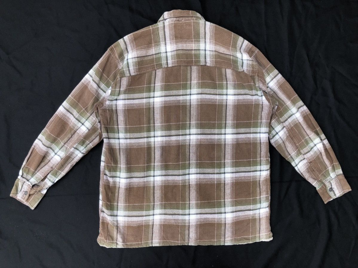 Levi's Vintage 90s Levi’s Plaid Oversized Thick Flannel Shirt Size US L / EU 52-54 / 3 - 2 Thumbnail