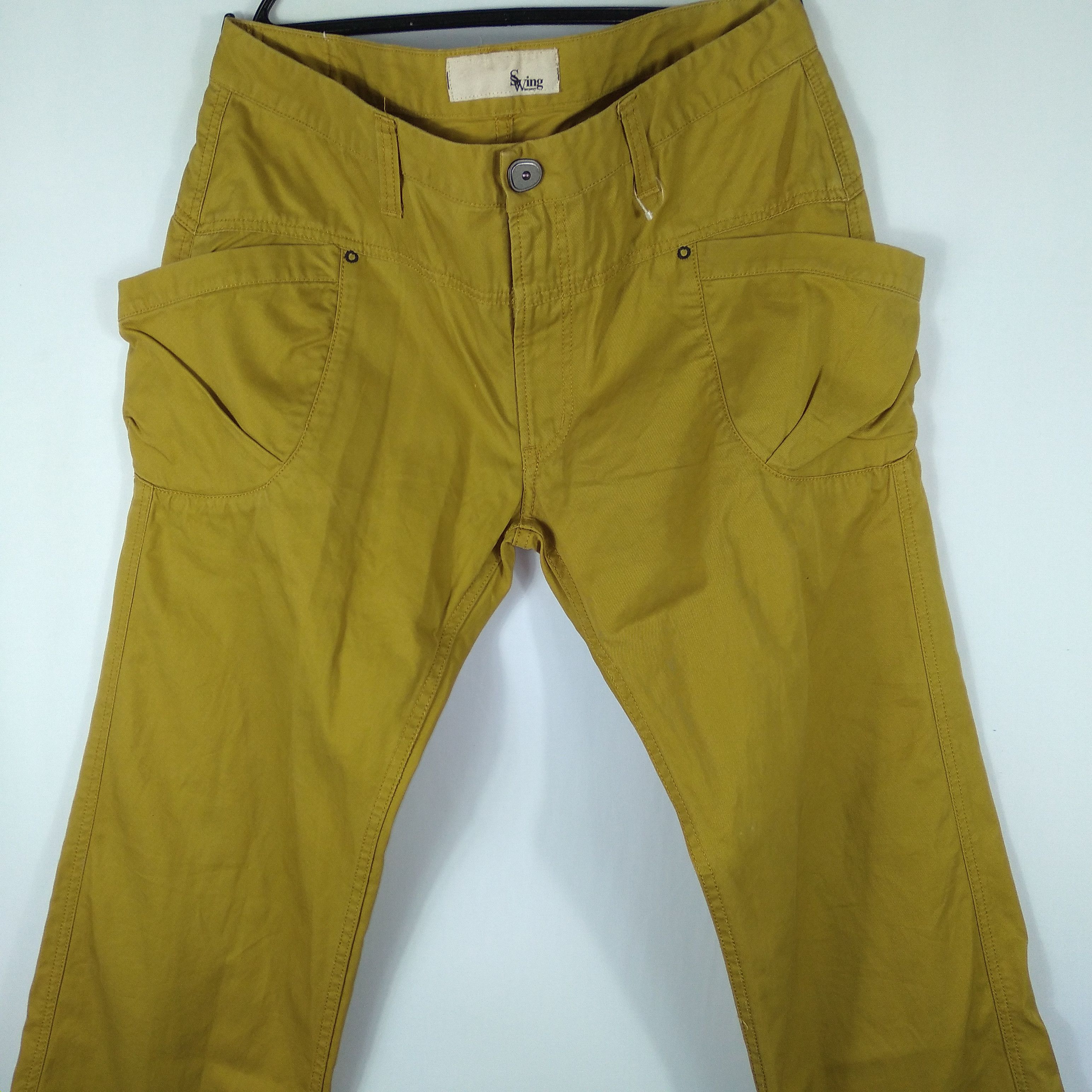 Japanese Brand × Vintage Vintage Japanese Brand Swing Double Pocket Cargo Pants Size US 35 - 4 Thumbnail