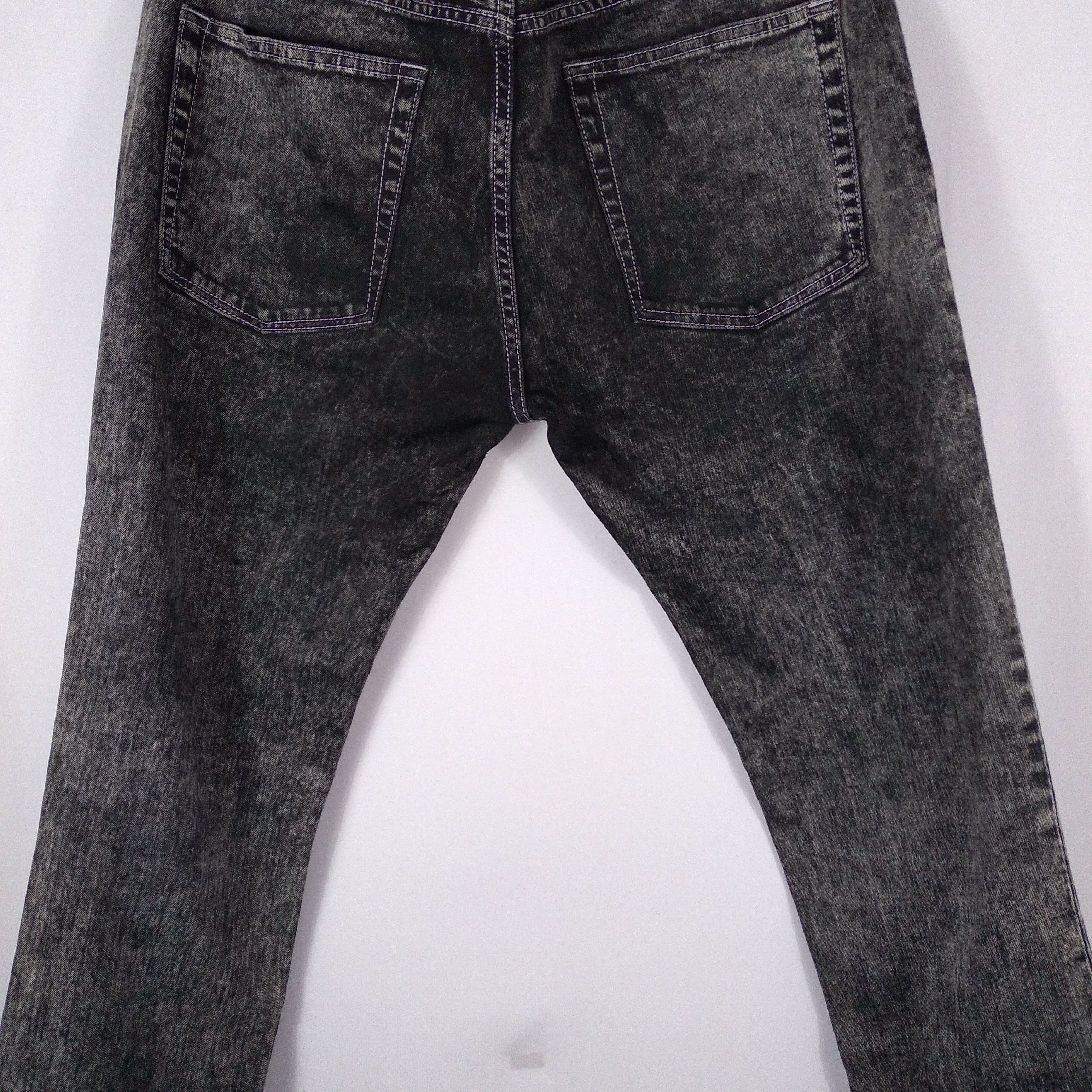 Japanese Brand × Swagger × Vintage 🔥Rare🔥Vintage Swagger SWG Slim Fit Black Wash Denim Jeans Size US 36 / EU 52 - 12 Thumbnail
