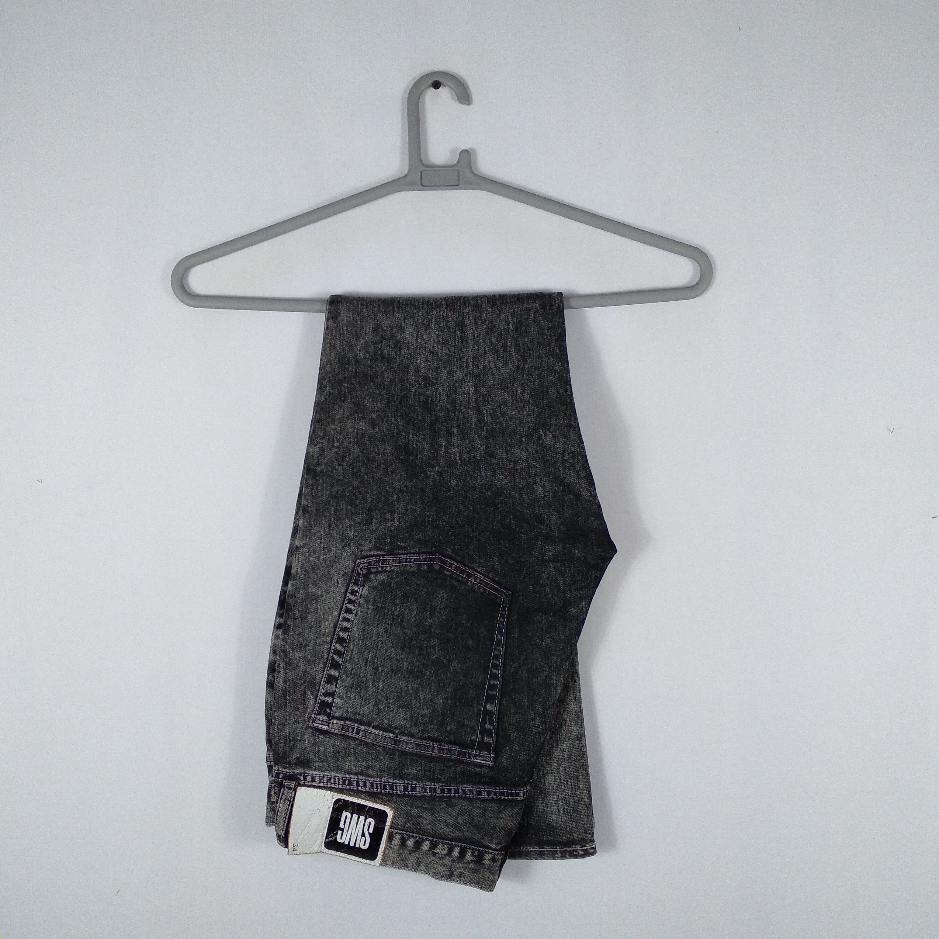 Japanese Brand × Swagger × Vintage 🔥Rare🔥Vintage Swagger SWG Slim Fit Black Wash Denim Jeans Size US 36 / EU 52 - 1 Thumbnail