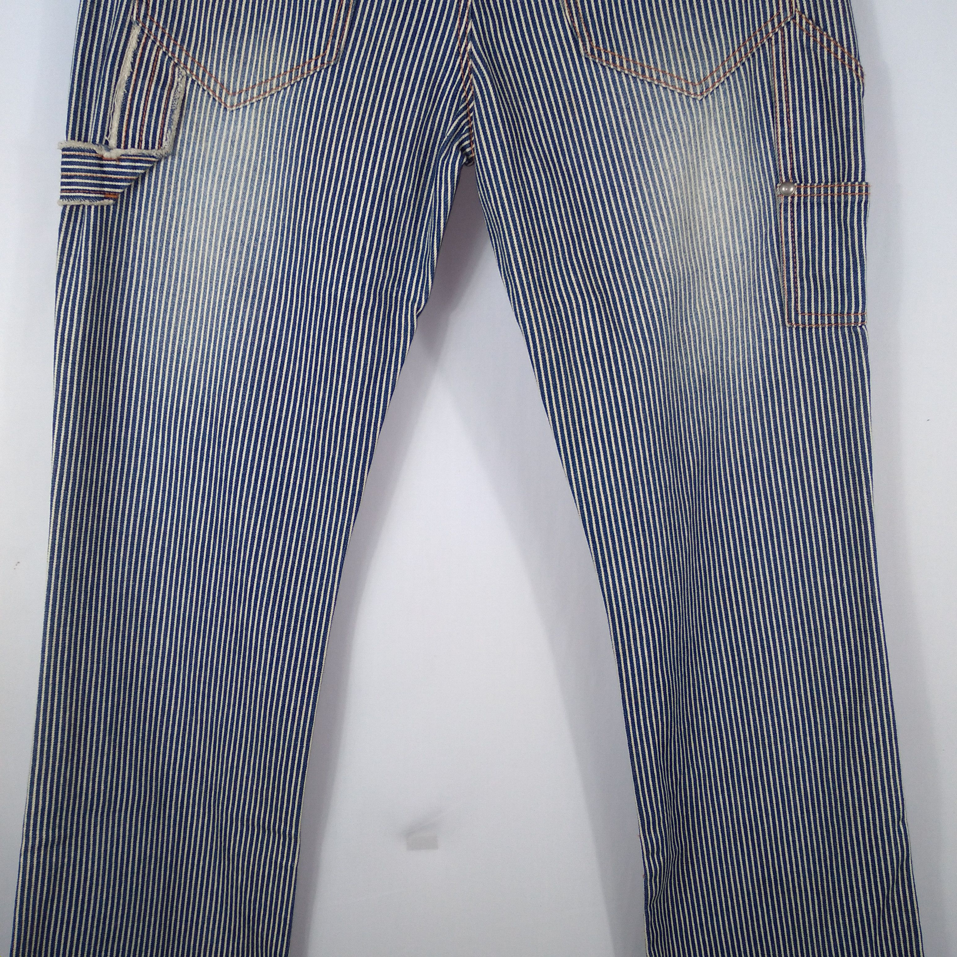 Japanese Brand × Seditionaries × Vintage Vintage Red Label Patchwork Rebel Punk Style Jeans Size US 33 - 12 Thumbnail