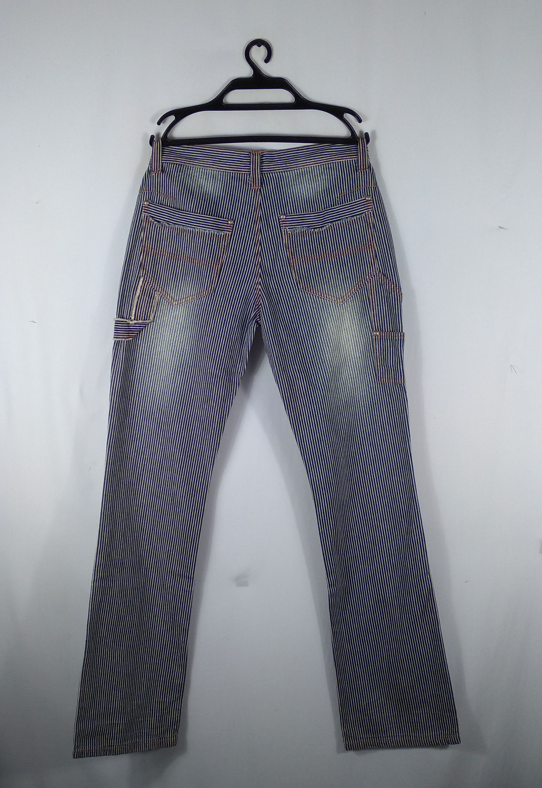 Japanese Brand × Seditionaries × Vintage Vintage Red Label Patchwork Rebel Punk Style Jeans Size US 33 - 10 Thumbnail