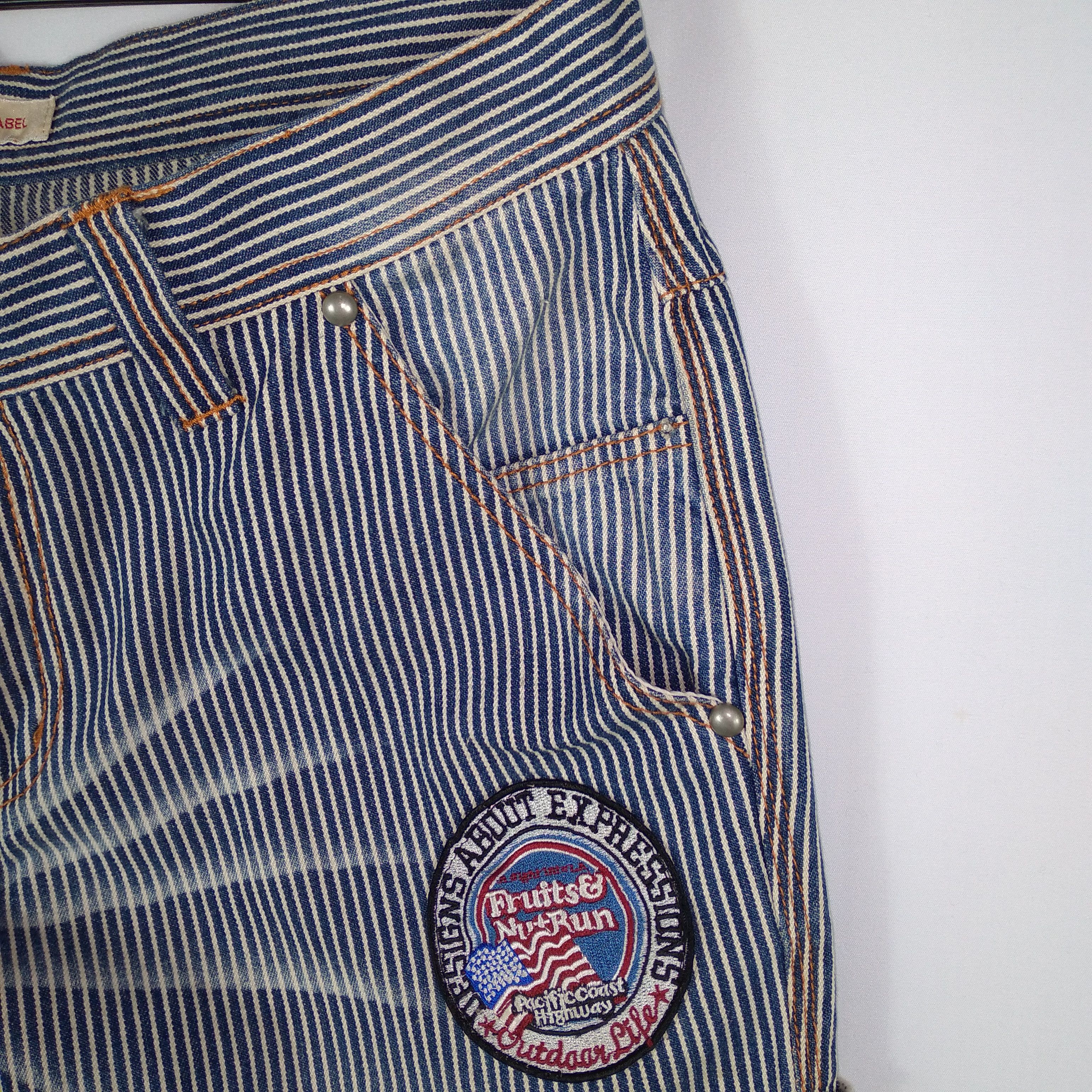 Japanese Brand × Seditionaries × Vintage Vintage Red Label Patchwork Rebel Punk Style Jeans Size US 33 - 7 Thumbnail