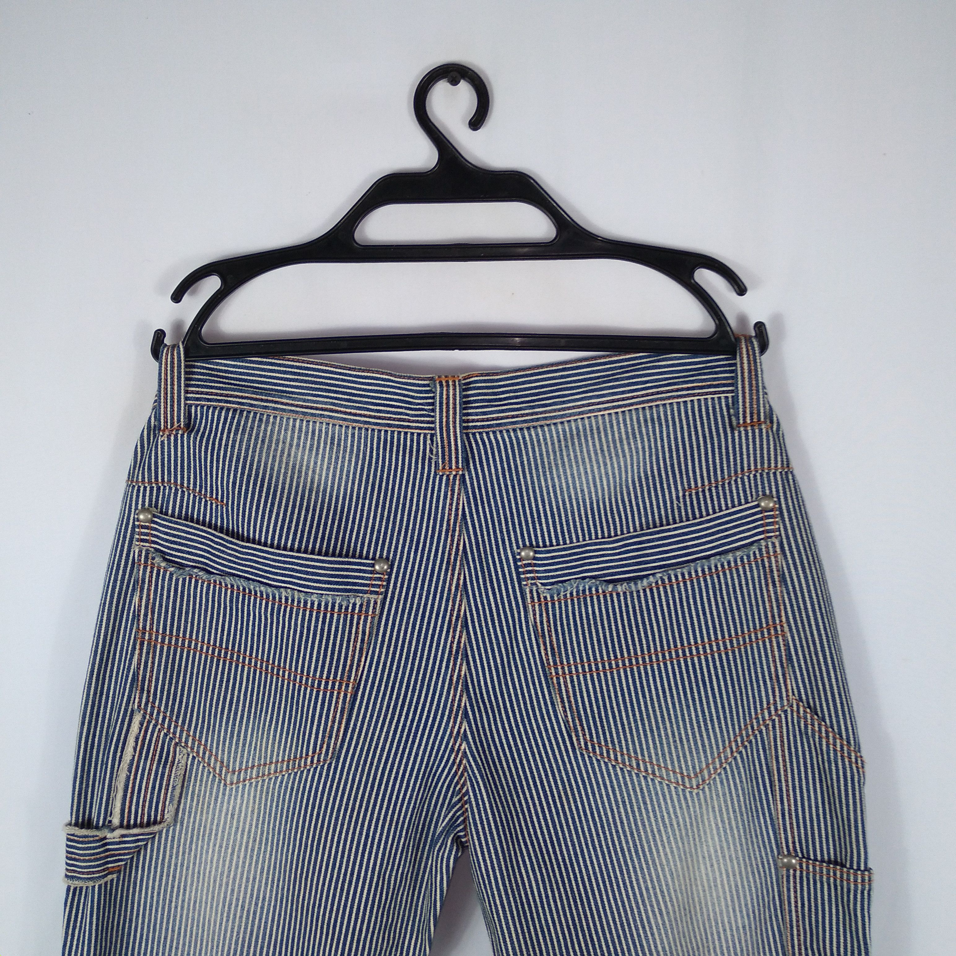 Japanese Brand × Seditionaries × Vintage Vintage Red Label Patchwork Rebel Punk Style Jeans Size US 33 - 11 Thumbnail