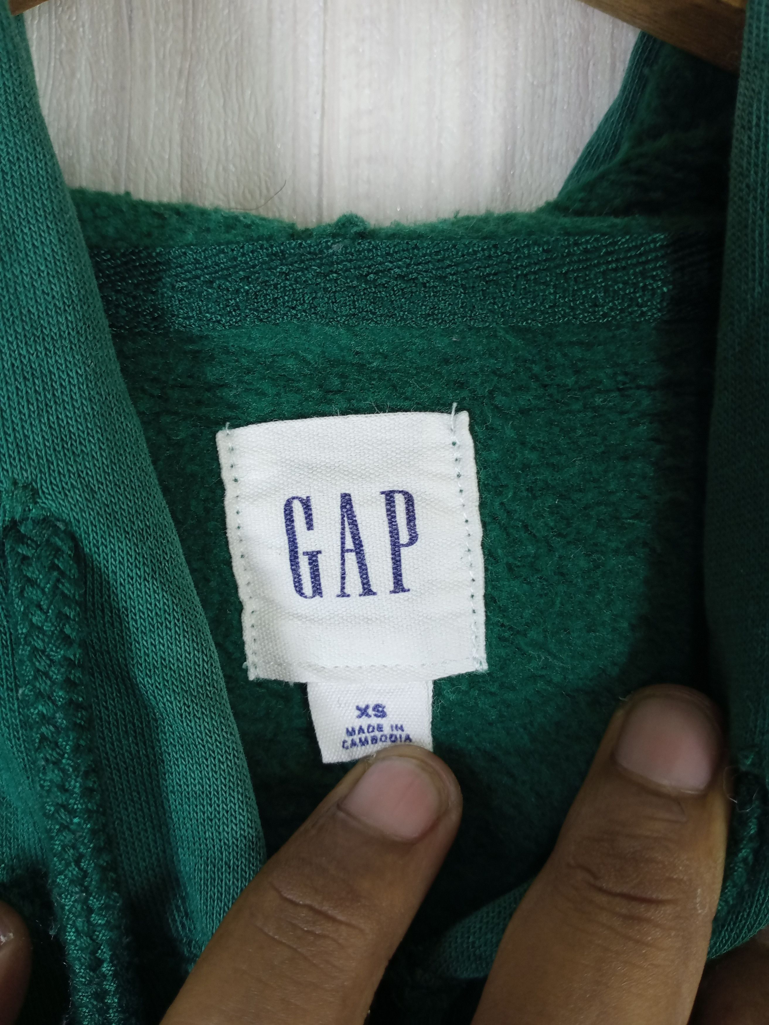 Gap Vintage Gap Hoodie Zipper Sweatshirt Size US S / EU 44-46 / 1 - 5 Thumbnail