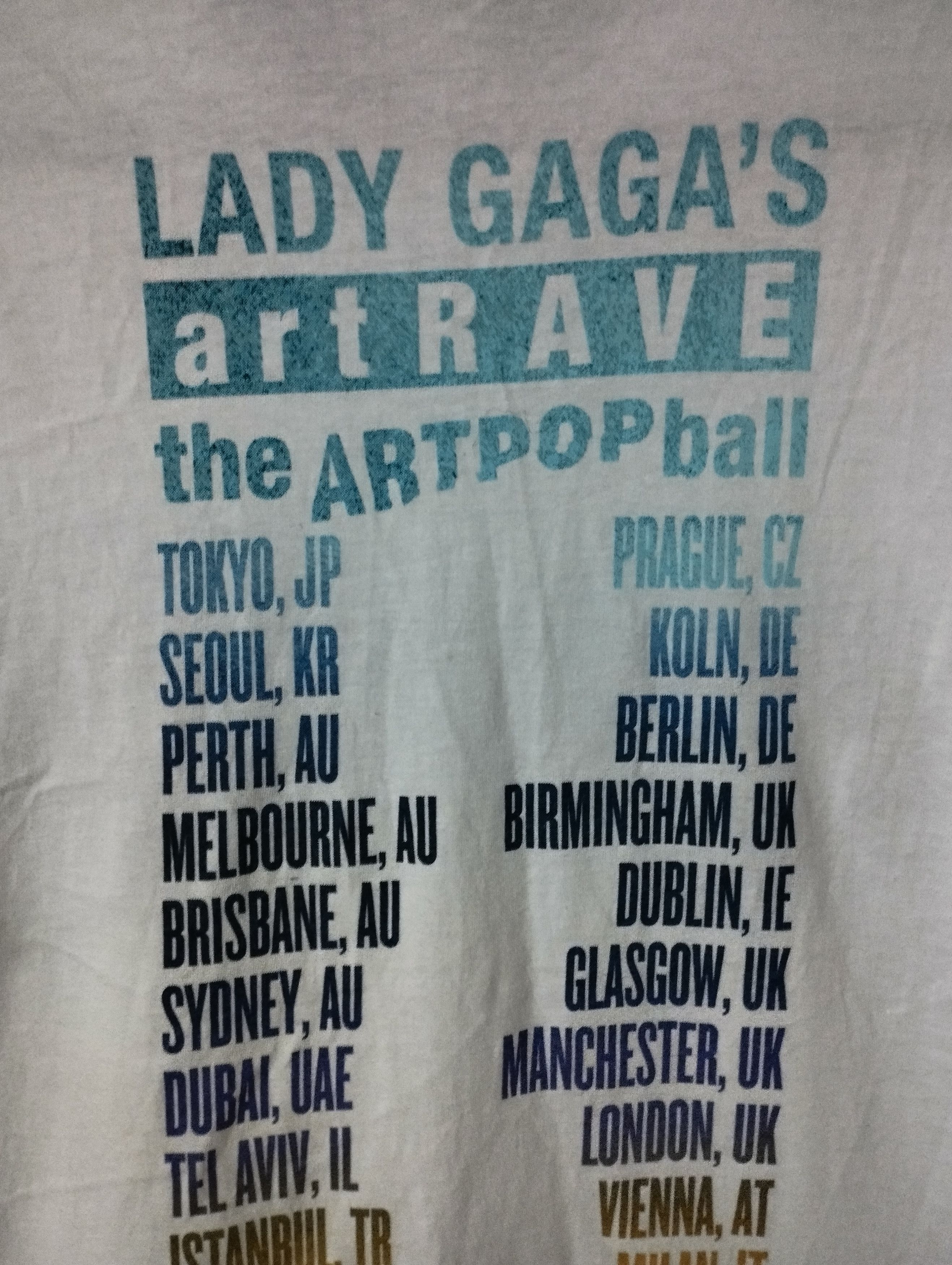 Vintage Vintage 2014 ArtRave :The Artpop Ball (Lady Gaga )18.5x25 Size US S / EU 44-46 / 1 - 4 Thumbnail