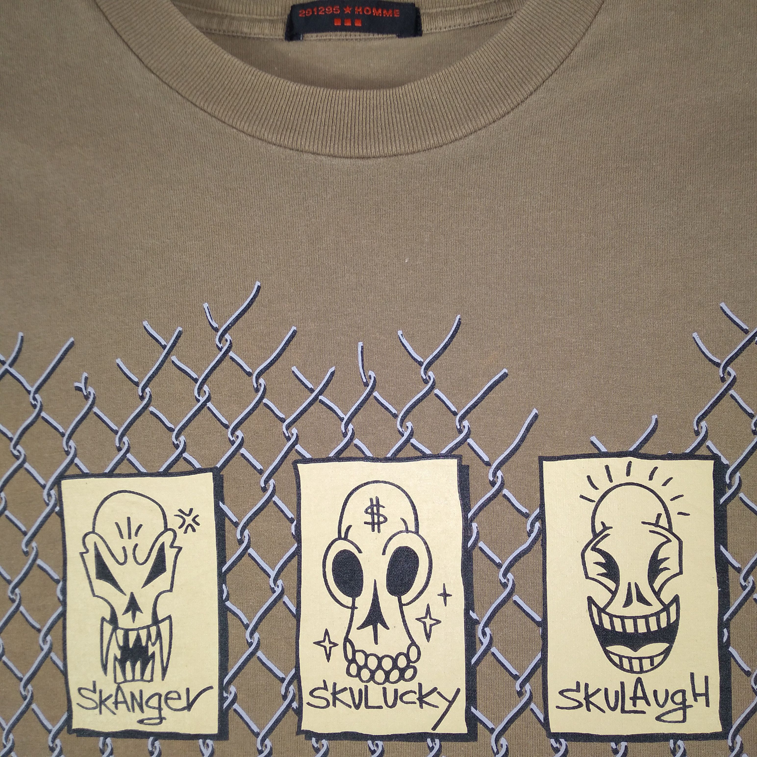 Japanese Brand Japanese Brand 291295 Homme Skull Parody Skate Tee Size US M / EU 48-50 / 2 - 4 Thumbnail