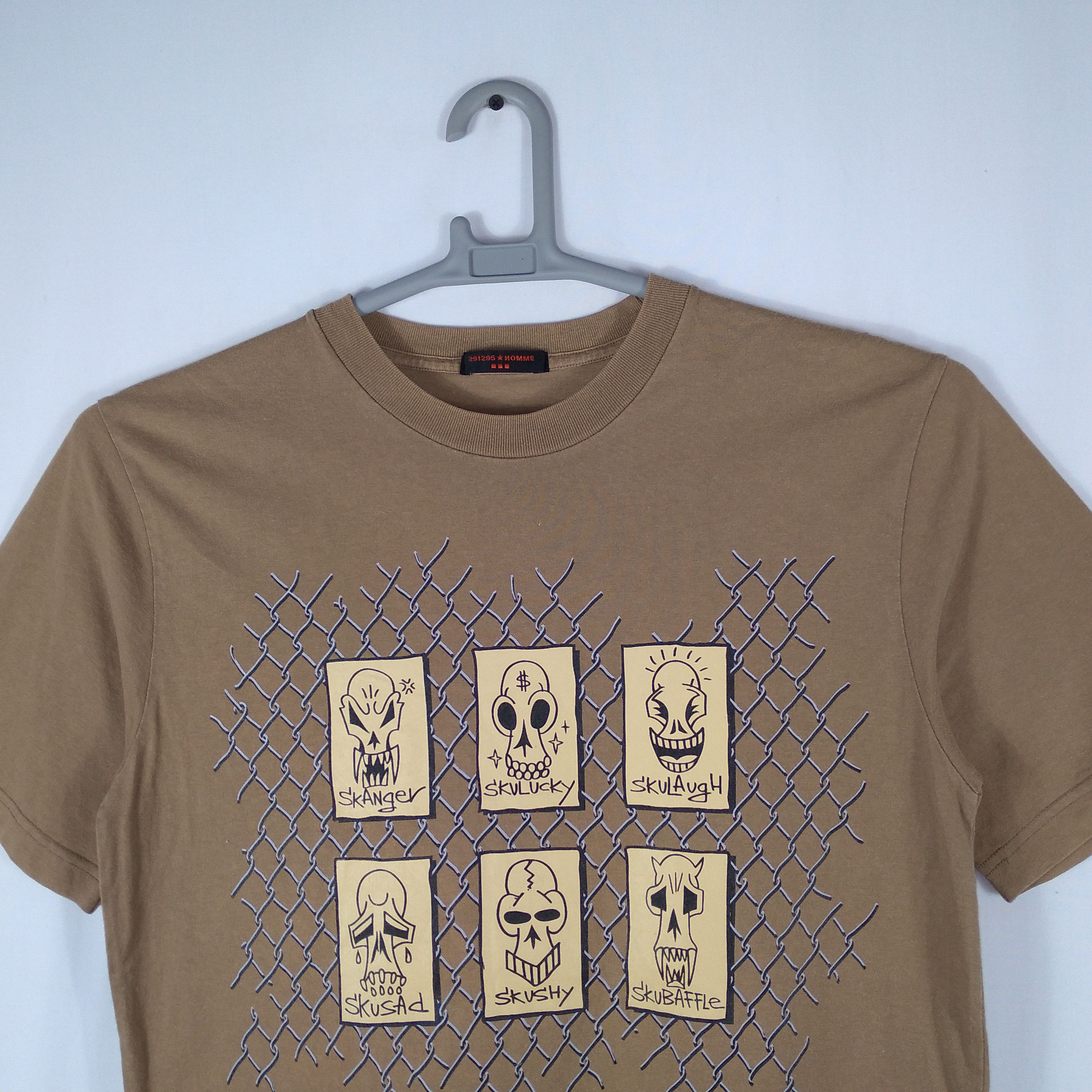 Japanese Brand Japanese Brand 291295 Homme Skull Parody Skate Tee Size US M / EU 48-50 / 2 - 2 Thumbnail