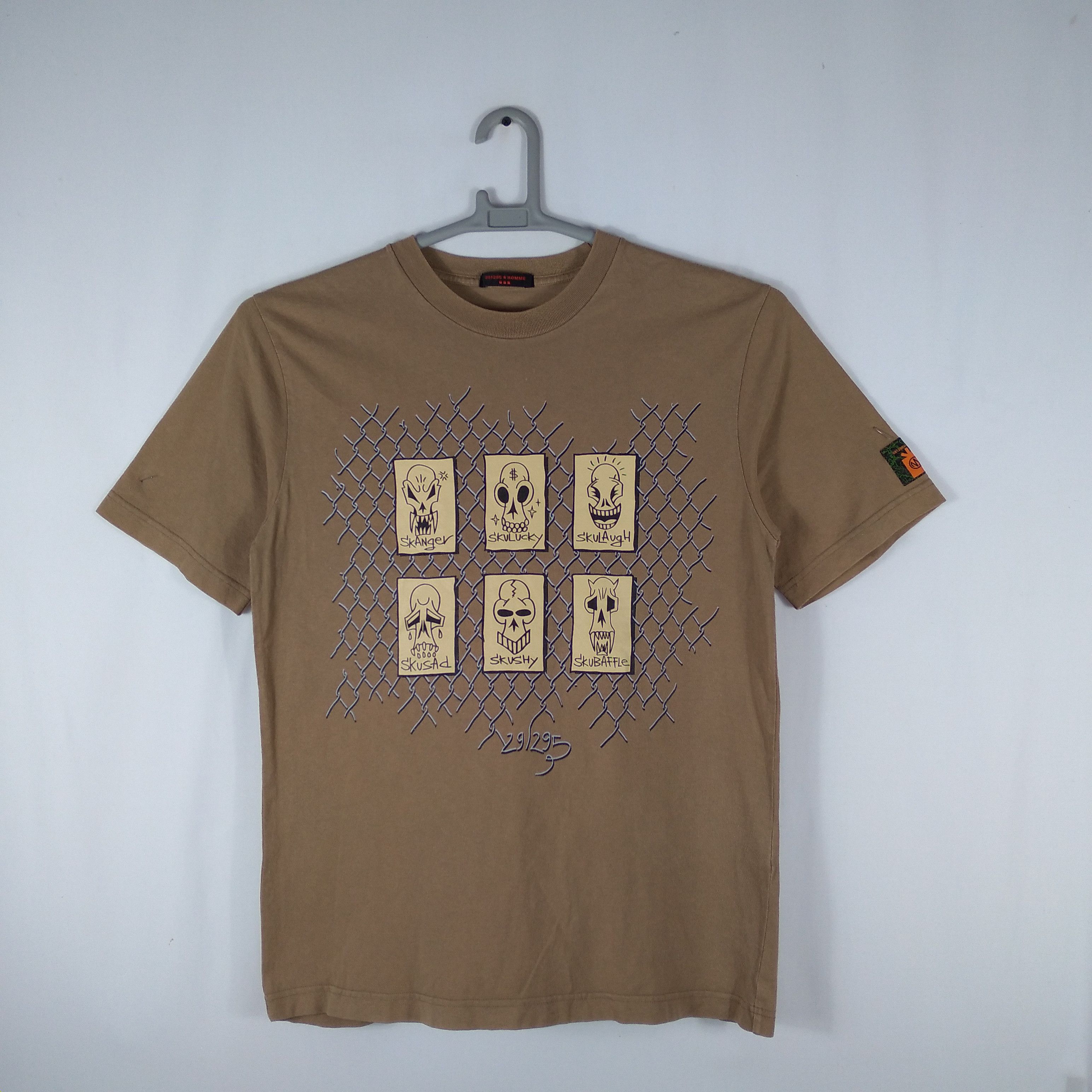 Japanese Brand Japanese Brand 291295 Homme Skull Parody Skate Tee Size US M / EU 48-50 / 2 - 1 Thumbnail