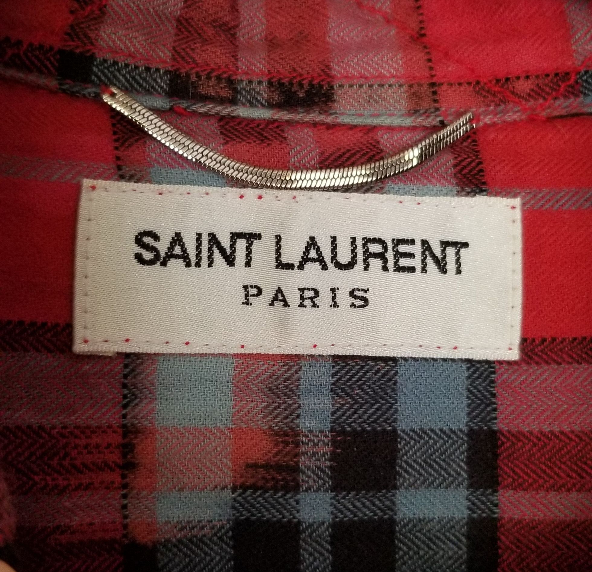 Saint Laurent Paris Saint Laurent Paris Surf Sound Bleached Shirt Size US XL / EU 56 / 4 - 4 Thumbnail