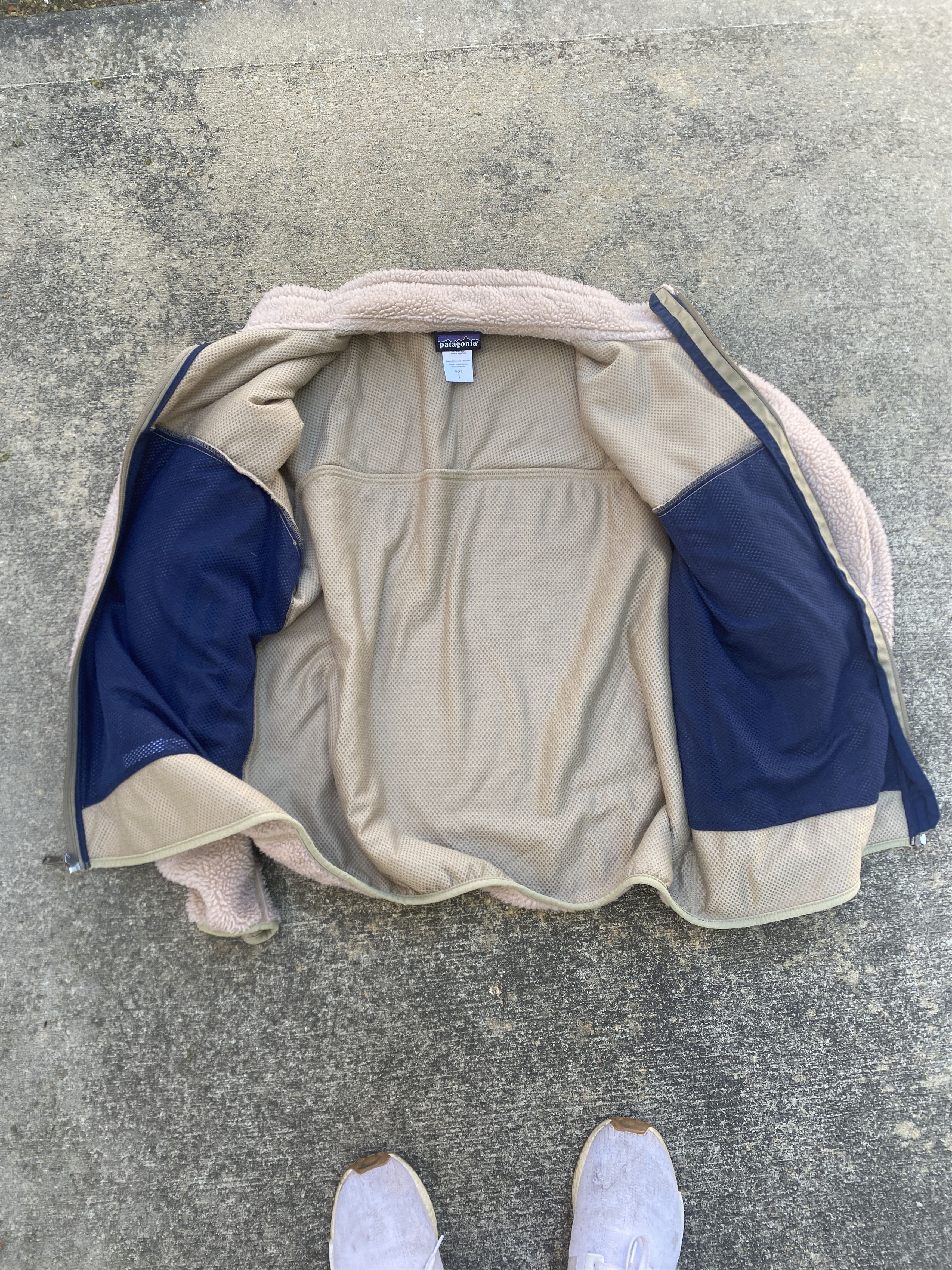 Patagonia Vintage 2000s Deep Pile Patagonia "Oatmeal" Size US L / EU 52-54 / 3 - 4 Thumbnail