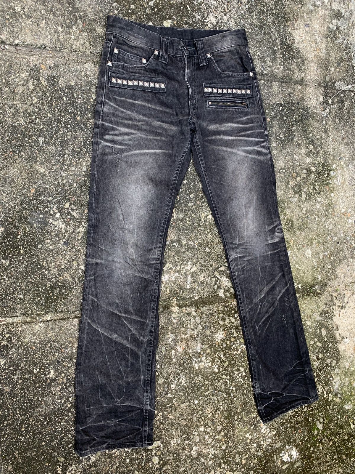Japanese Brand Sementic Design Punk Denim Pants Size US 28 / EU 44 - 3 Thumbnail