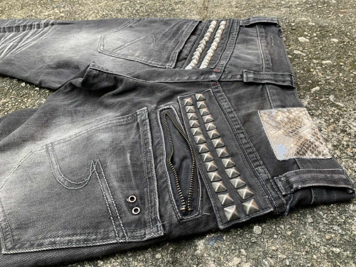 Japanese Brand Sementic Design Punk Denim Pants Size US 28 / EU 44 - 19 Thumbnail