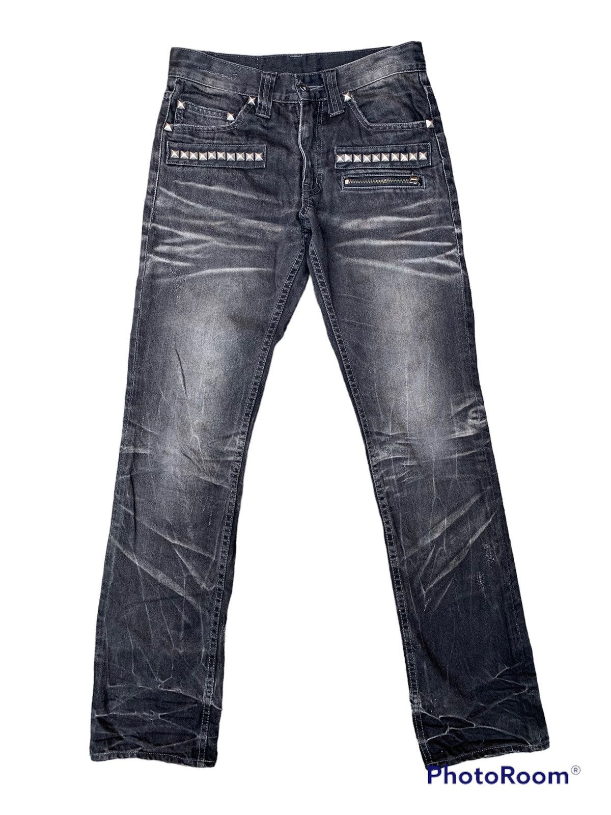 Japanese Brand Sementic Design Punk Denim Pants Size US 28 / EU 44 - 1 Thumbnail