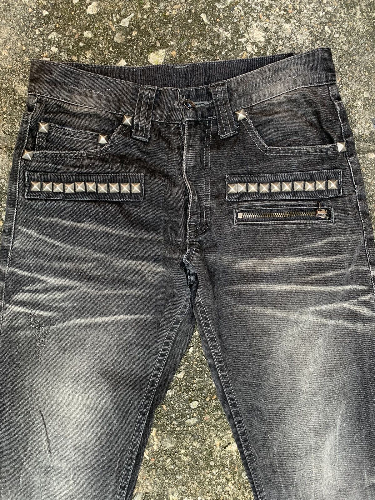 Japanese Brand Sementic Design Punk Denim Pants Size US 28 / EU 44 - 9 Thumbnail