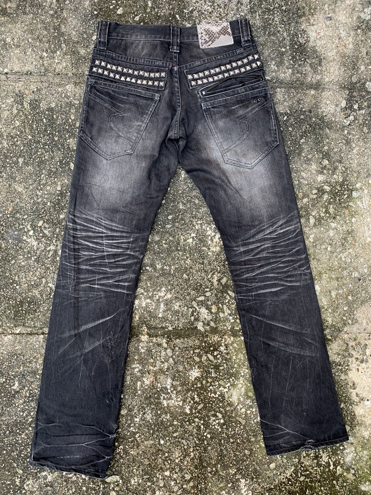 Japanese Brand Sementic Design Punk Denim Pants Size US 28 / EU 44 - 5 Thumbnail
