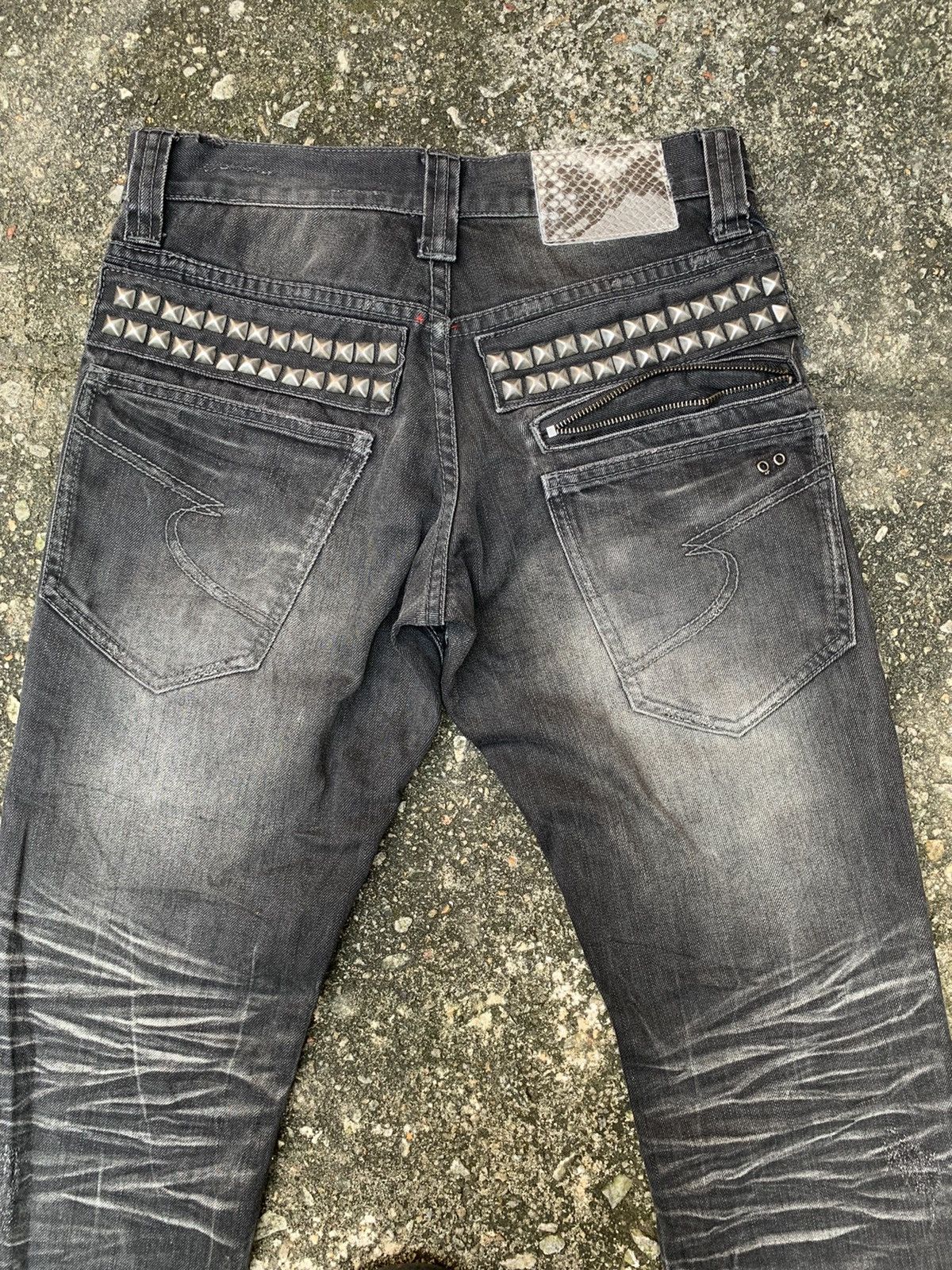 Japanese Brand Sementic Design Punk Denim Pants Size US 28 / EU 44 - 17 Thumbnail