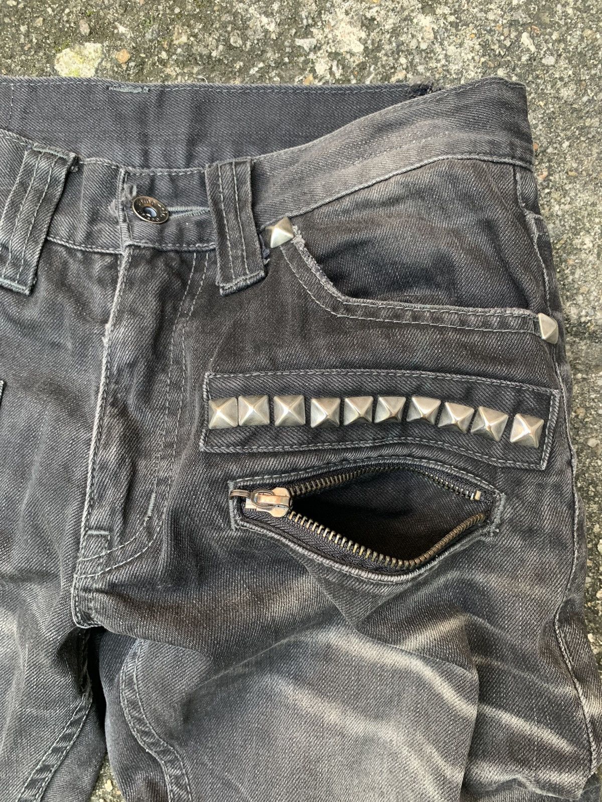 Japanese Brand Sementic Design Punk Denim Pants Size US 28 / EU 44 - 12 Thumbnail