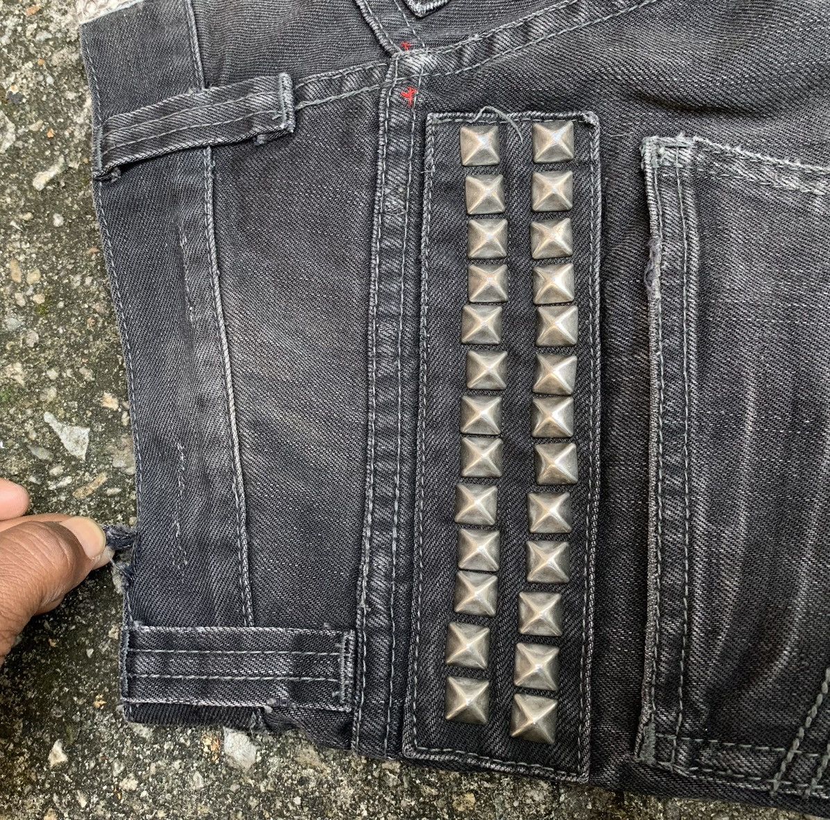 Japanese Brand Sementic Design Punk Denim Pants Size US 28 / EU 44 - 20 Thumbnail