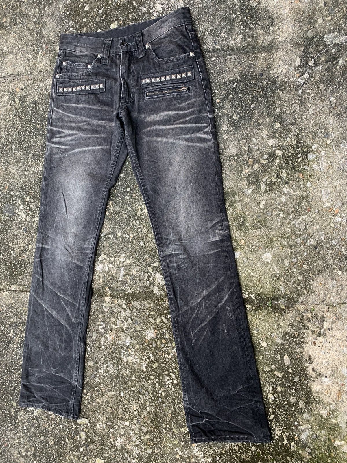 Japanese Brand Sementic Design Punk Denim Pants Size US 28 / EU 44 - 4 Thumbnail