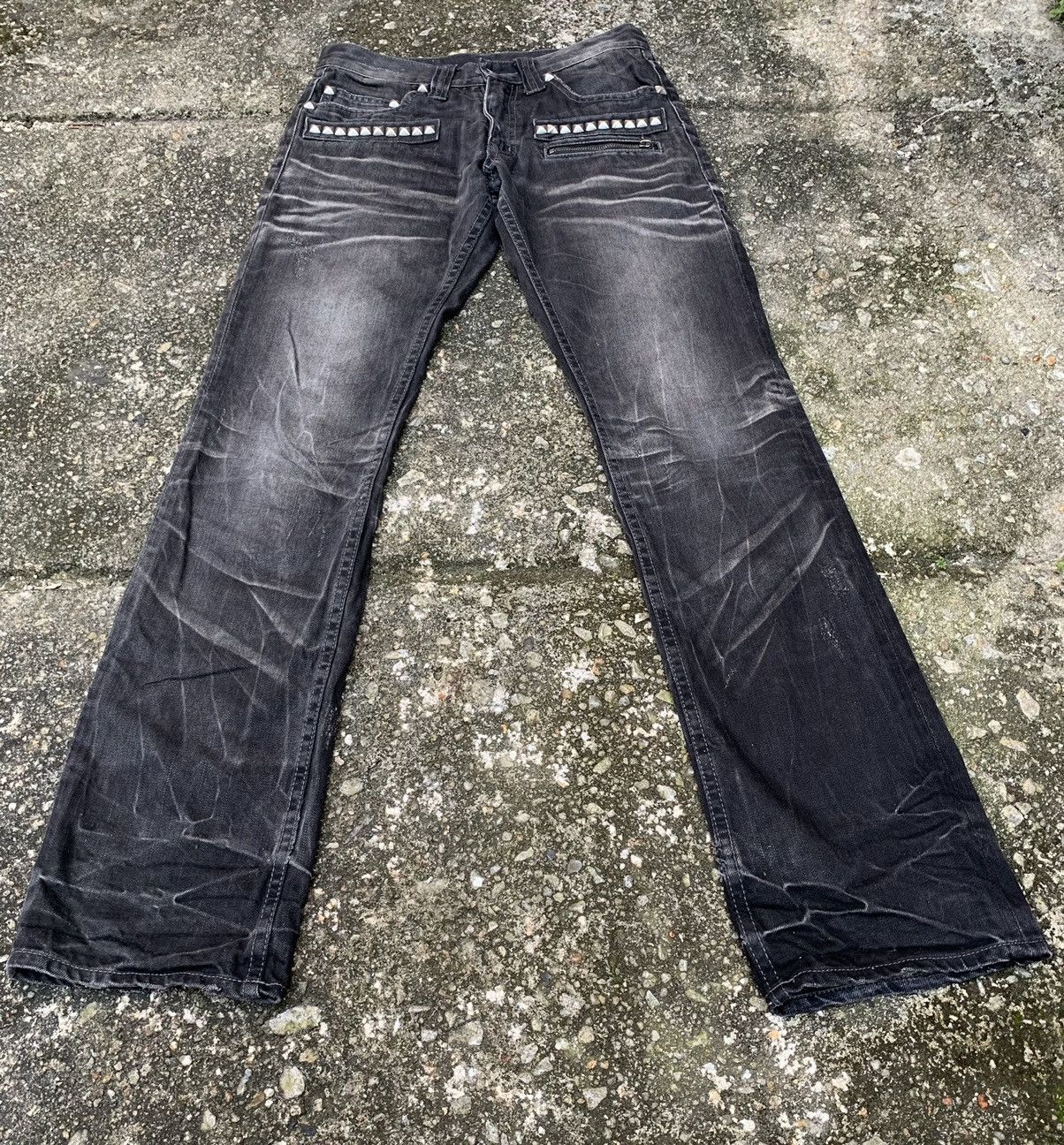Japanese Brand Sementic Design Punk Denim Pants Size US 28 / EU 44 - 8 Thumbnail