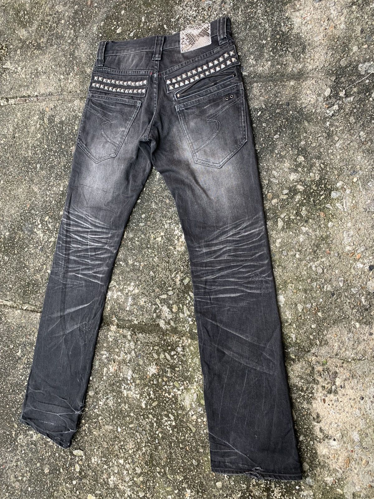 Japanese Brand Sementic Design Punk Denim Pants Size US 28 / EU 44 - 7 Thumbnail