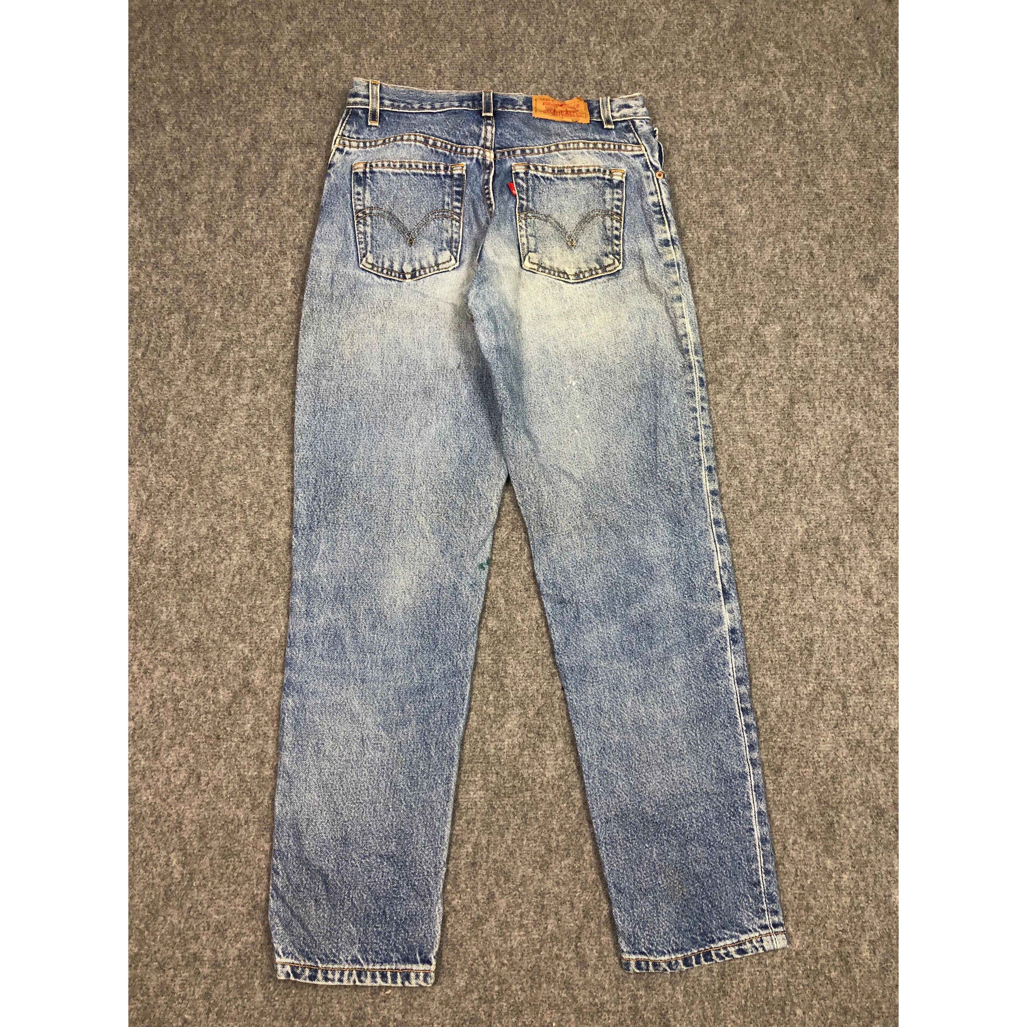 Levi's Vintage Levis 550 Relaxed Fit Faded Denim DP0174 Size US 28 / EU 44 - 2 Thumbnail