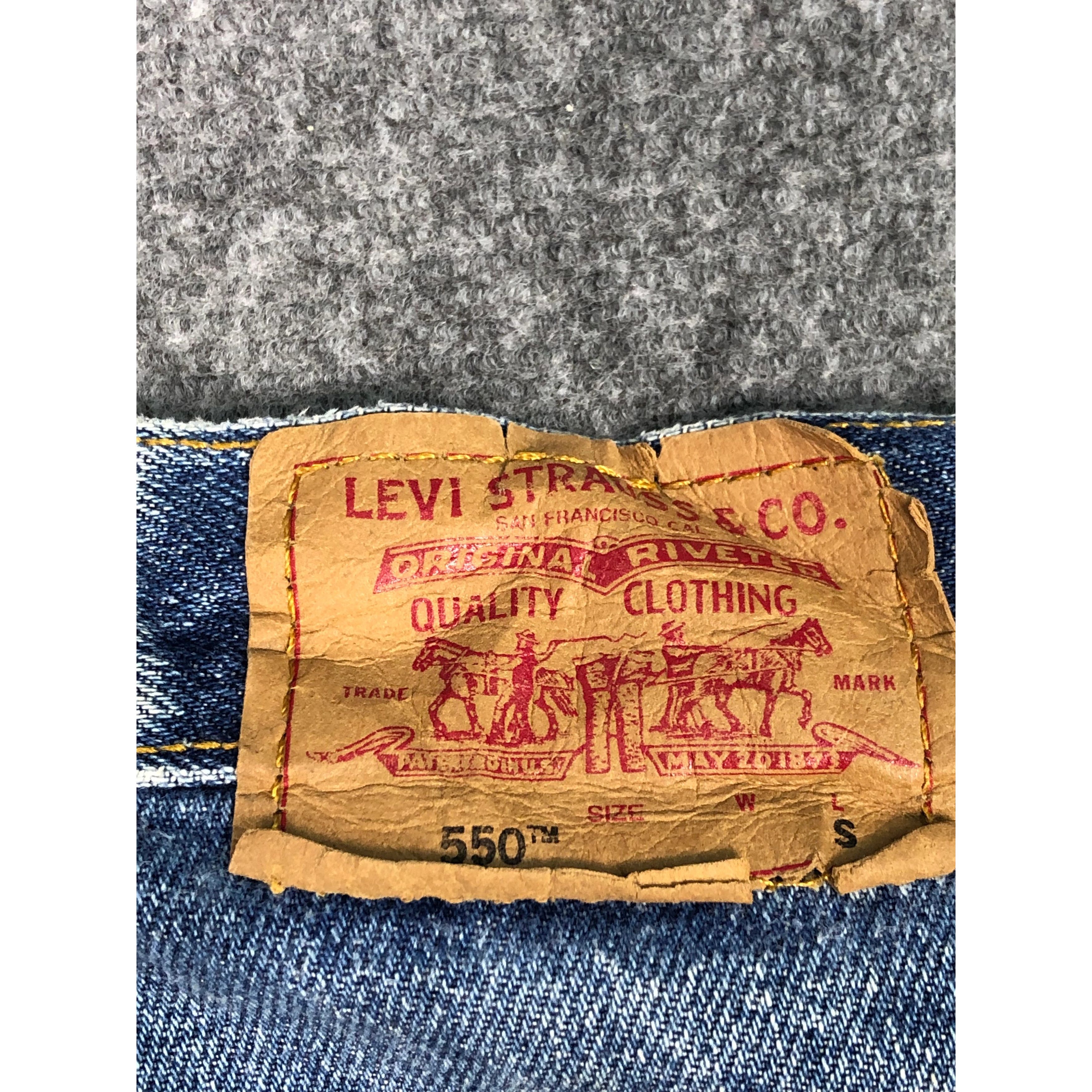 Levi's Vintage Levis 550 Relaxed Fit Faded Denim DP0174 Size US 28 / EU 44 - 5 Thumbnail