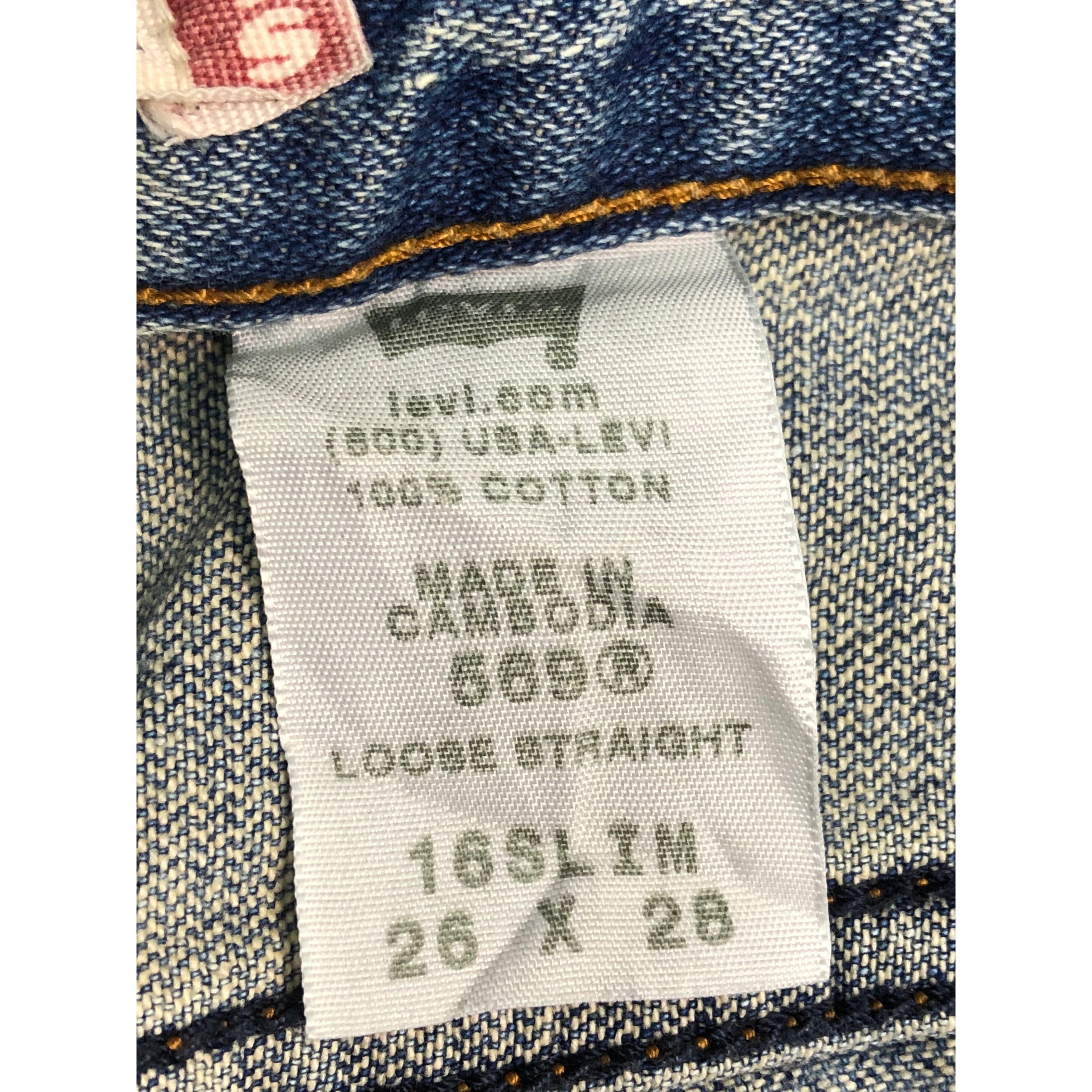 Levi's Vintage Levis 569 Loose Straight Cut Denim DP0188 Size US 28 / EU 44 - 7 Thumbnail