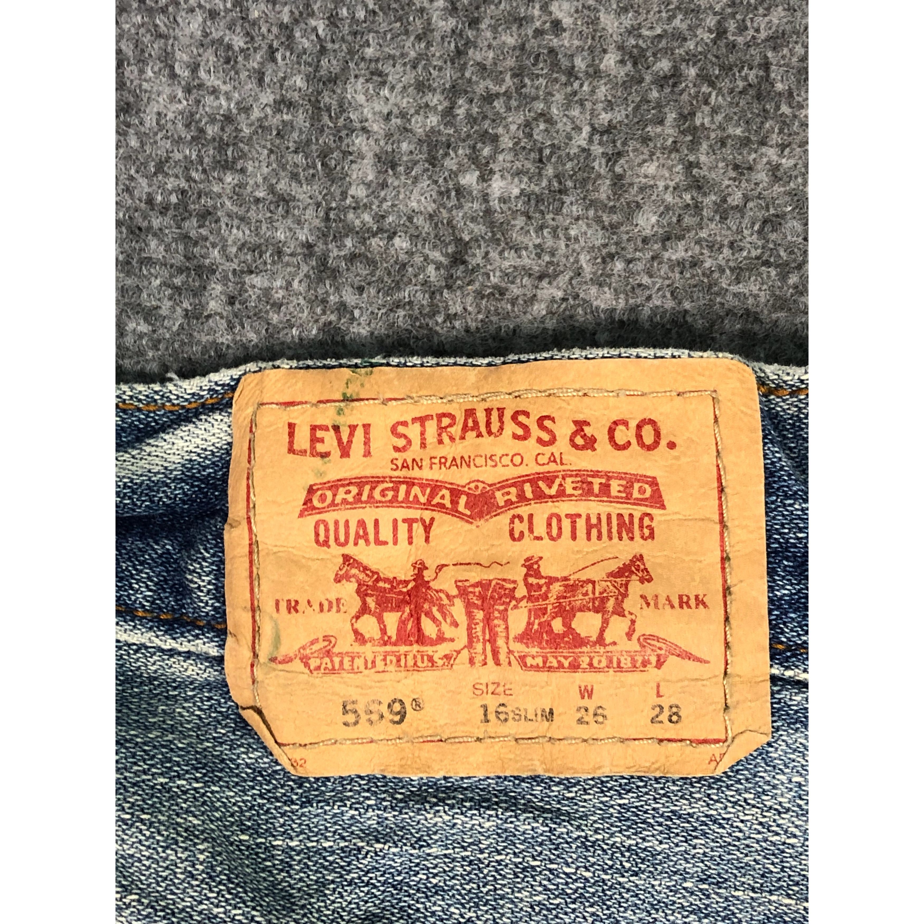 Levi's Vintage Levis 569 Loose Straight Cut Denim DP0188 Size US 28 / EU 44 - 5 Thumbnail