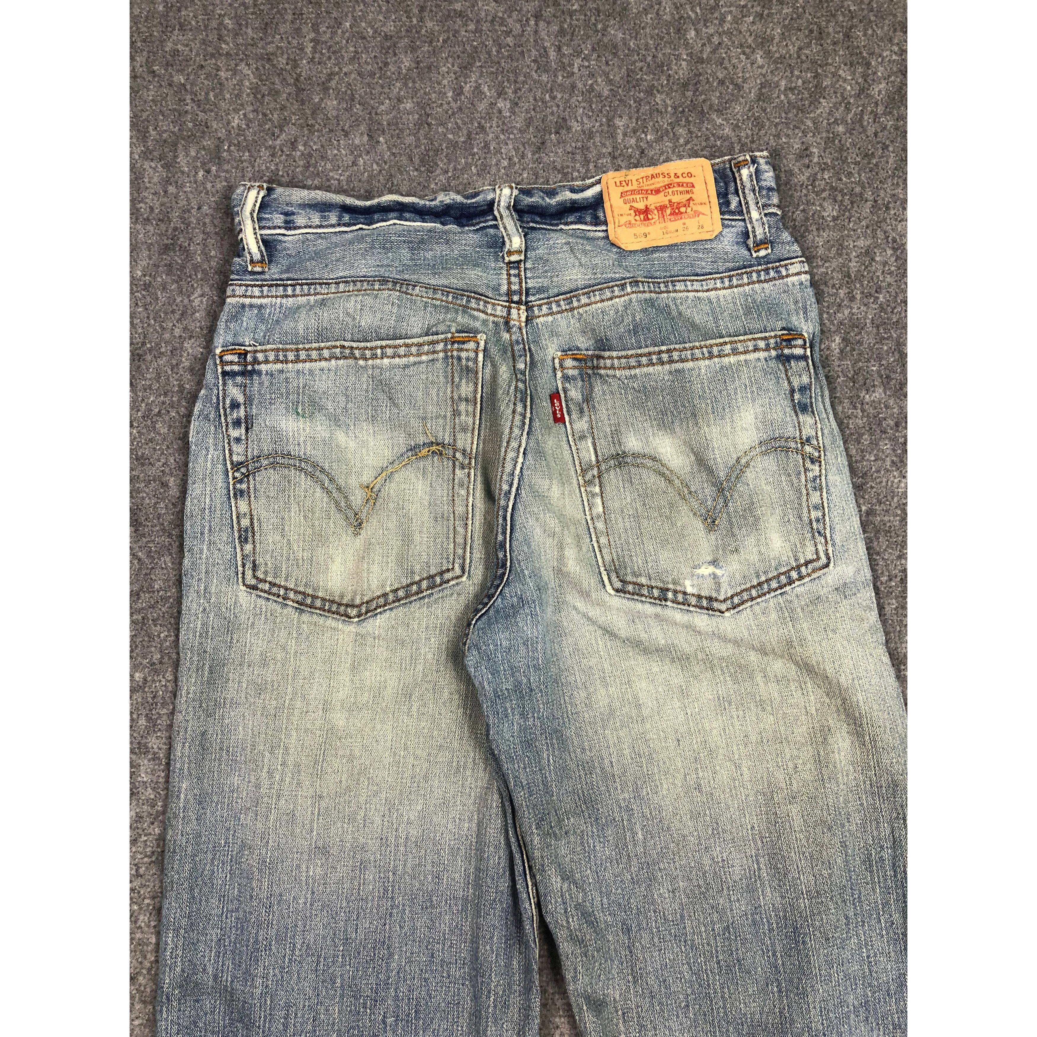 Levi's Vintage Levis 569 Loose Straight Cut Denim DP0188 Size US 28 / EU 44 - 4 Thumbnail