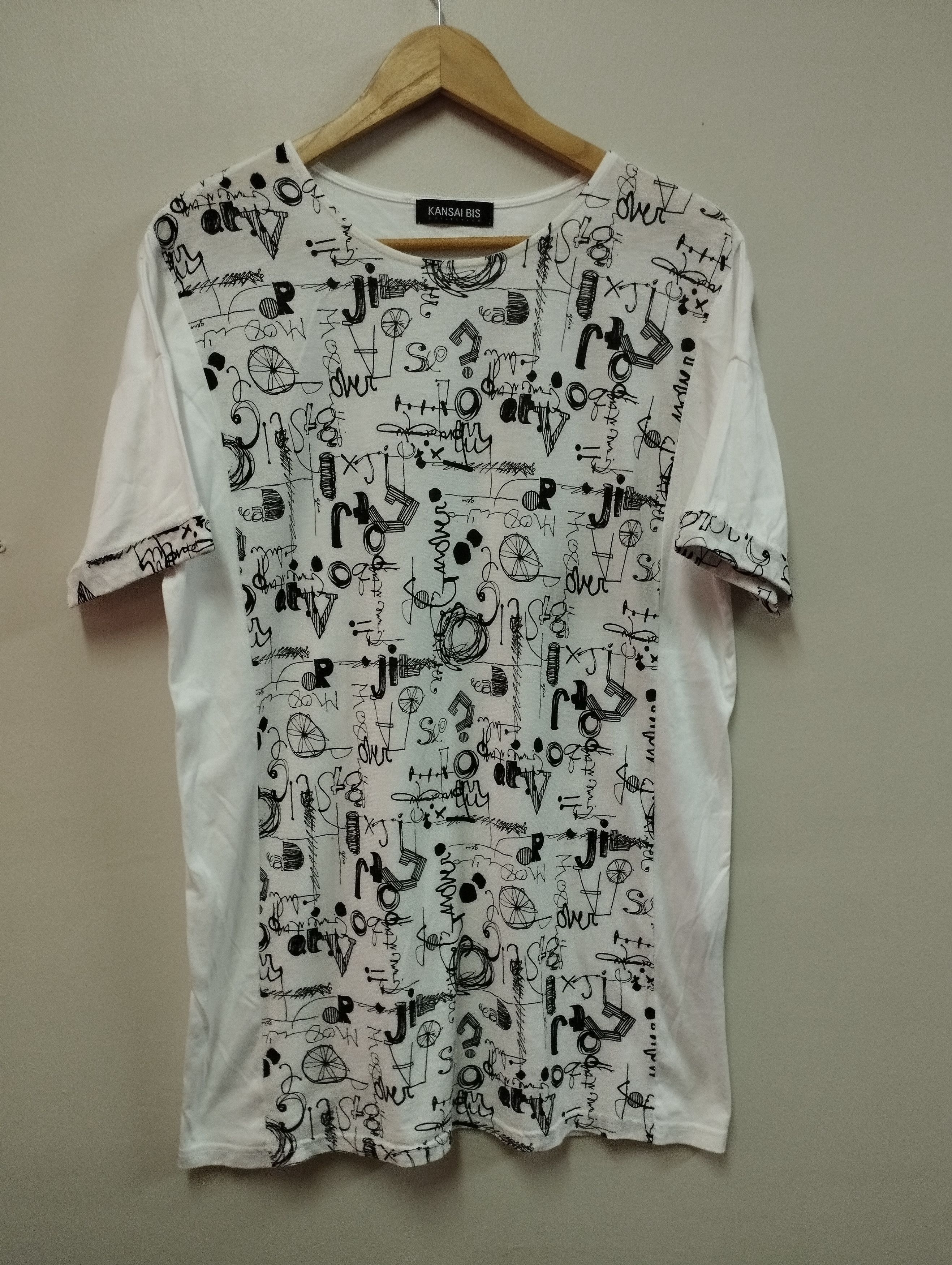 image of Avant Garde x Kansai Yamamoto Made In Japan Kansai Yamamoto T Shirt, Men's (Size Medium)