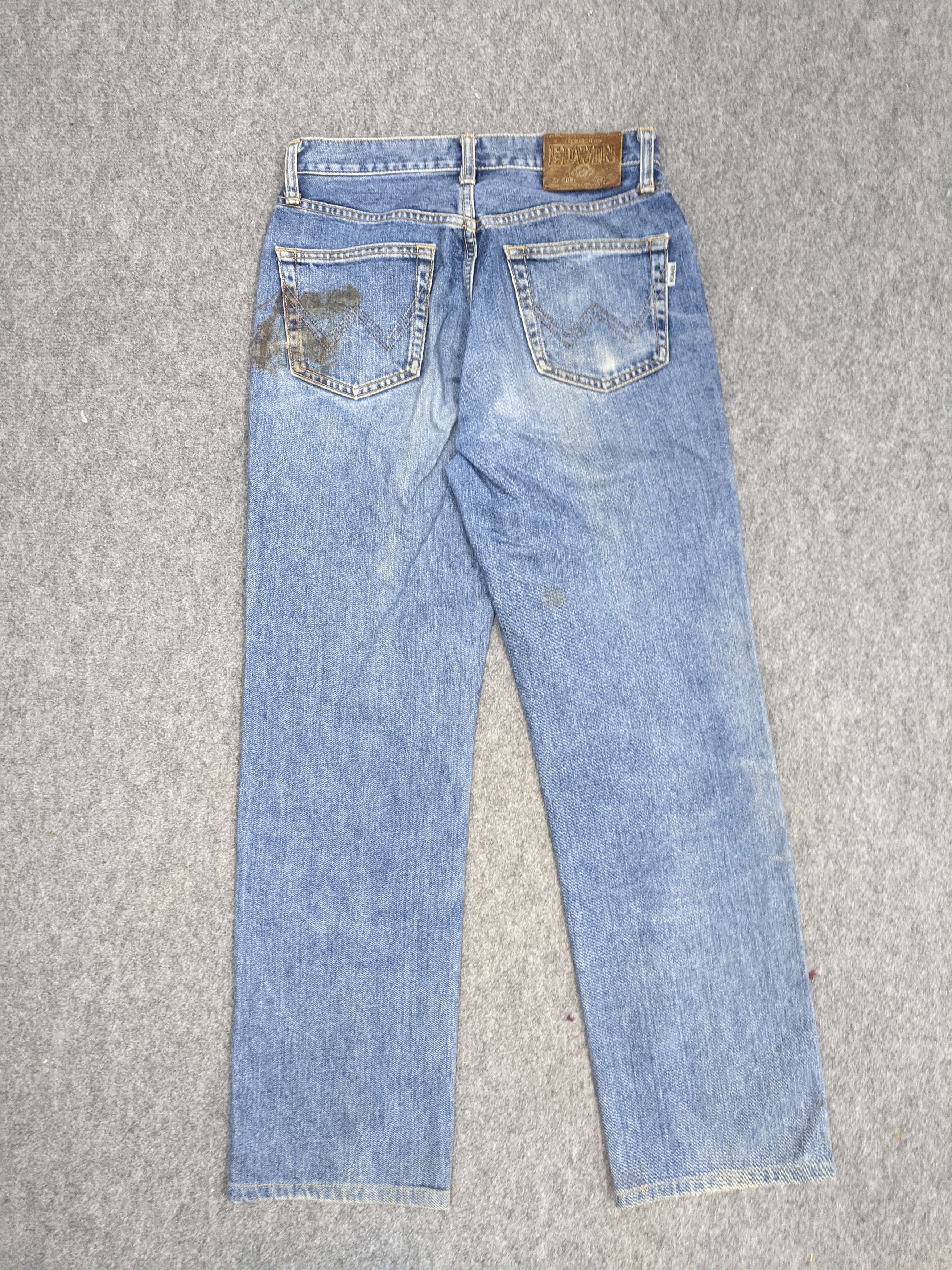 Edwin Vintage Edwin Leather Tag Jeans DP0662 Size US 28 / EU 44 - 3 Thumbnail