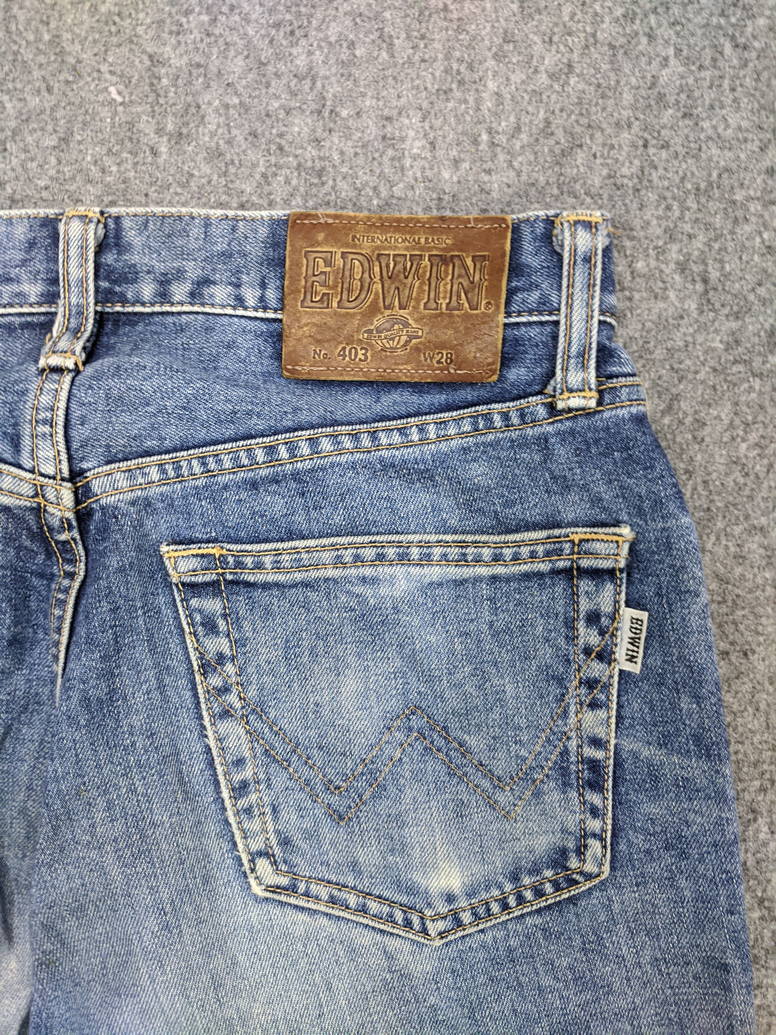 Edwin Vintage Edwin Leather Tag Jeans DP0662 Size US 28 / EU 44 - 12 Thumbnail