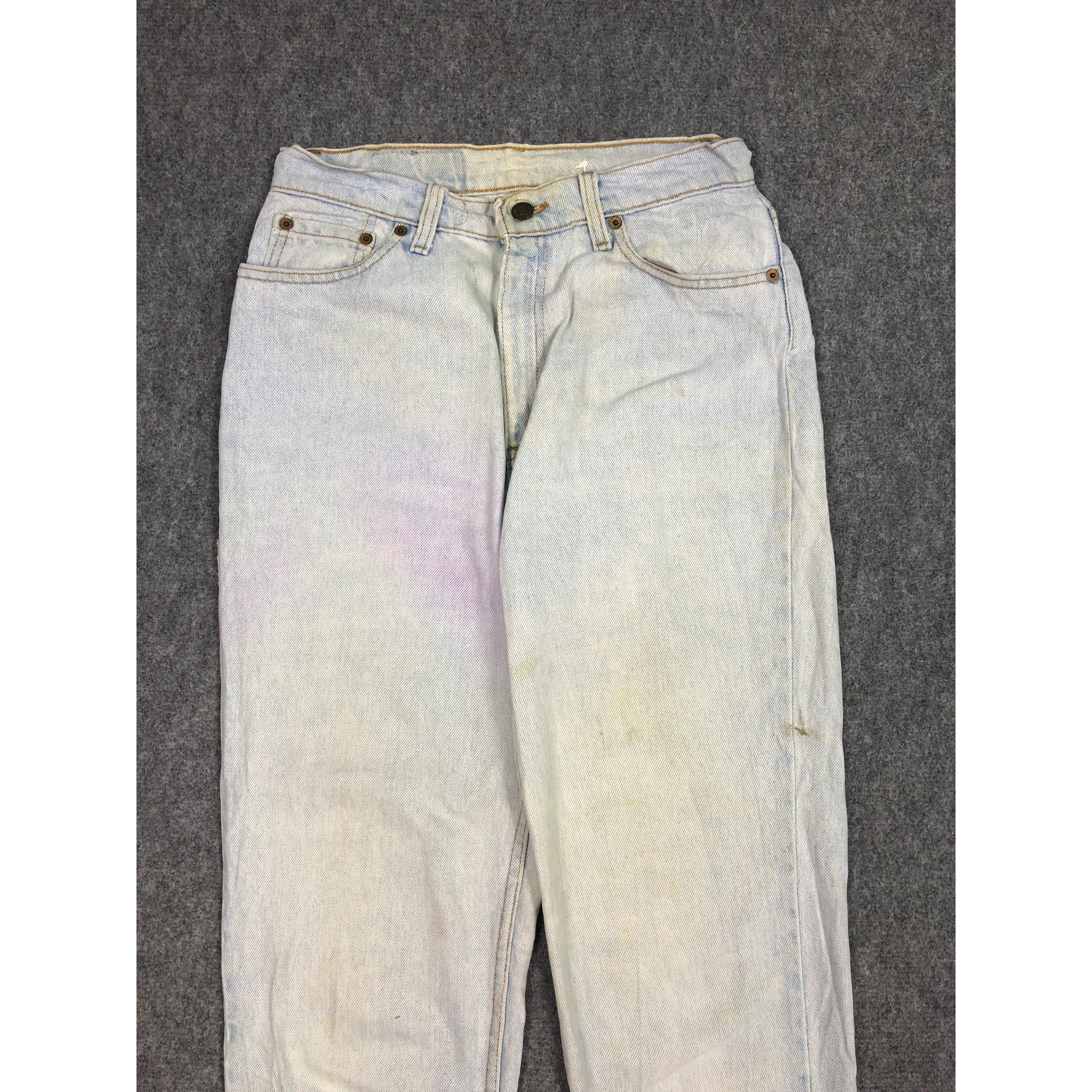 Levi's Vintage 90s Levis 512 Slim Fit Faded Blue Jeans DP0202 Size US 28 / EU 44 - 3 Thumbnail