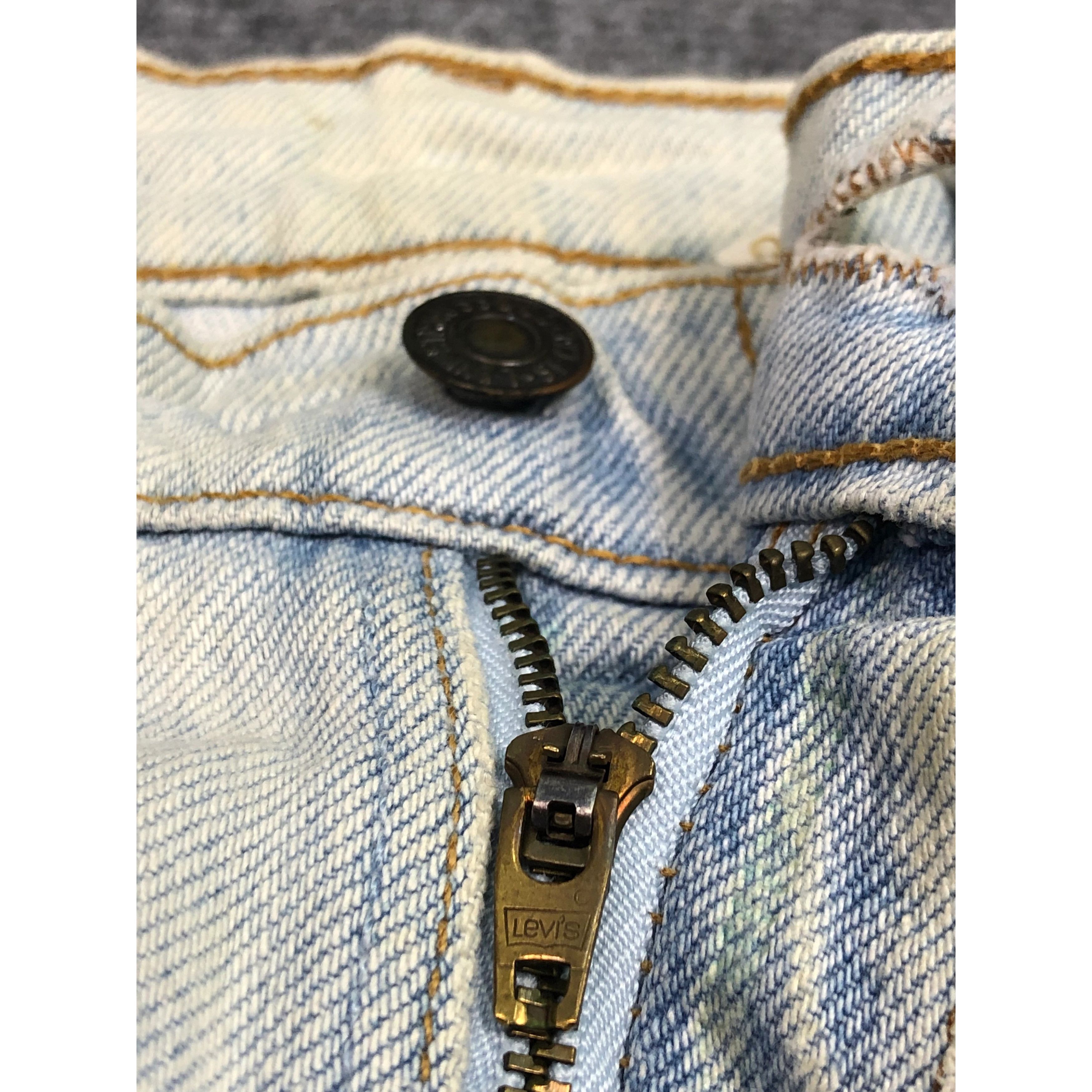 Levi's Vintage 90s Levis 512 Slim Fit Faded Blue Jeans DP0202 Size US 28 / EU 44 - 7 Thumbnail