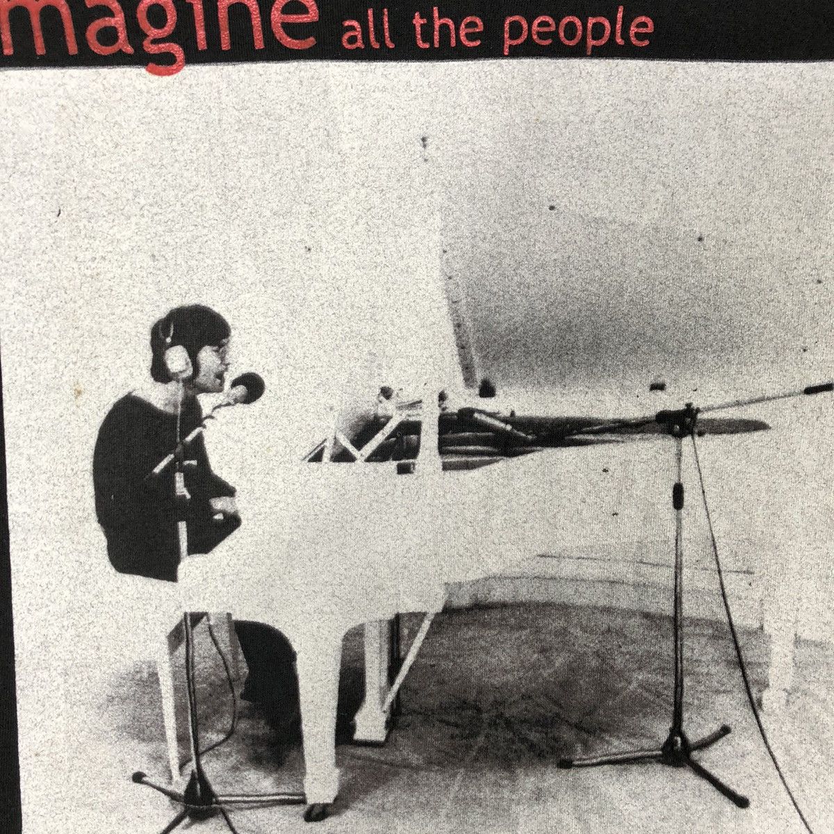Band Tees × Vintage 🔥Legend🔥John Lennon Evergreen Imagine Song Clip Promo Tee Size US L / EU 52-54 / 3 - 4 Thumbnail