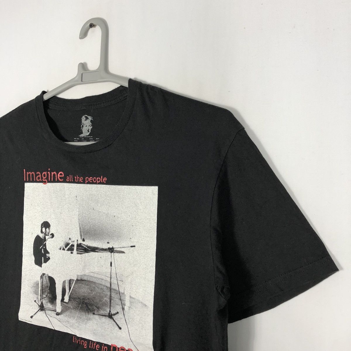 Band Tees × Vintage 🔥Legend🔥John Lennon Evergreen Imagine Song Clip Promo Tee Size US L / EU 52-54 / 3 - 6 Thumbnail