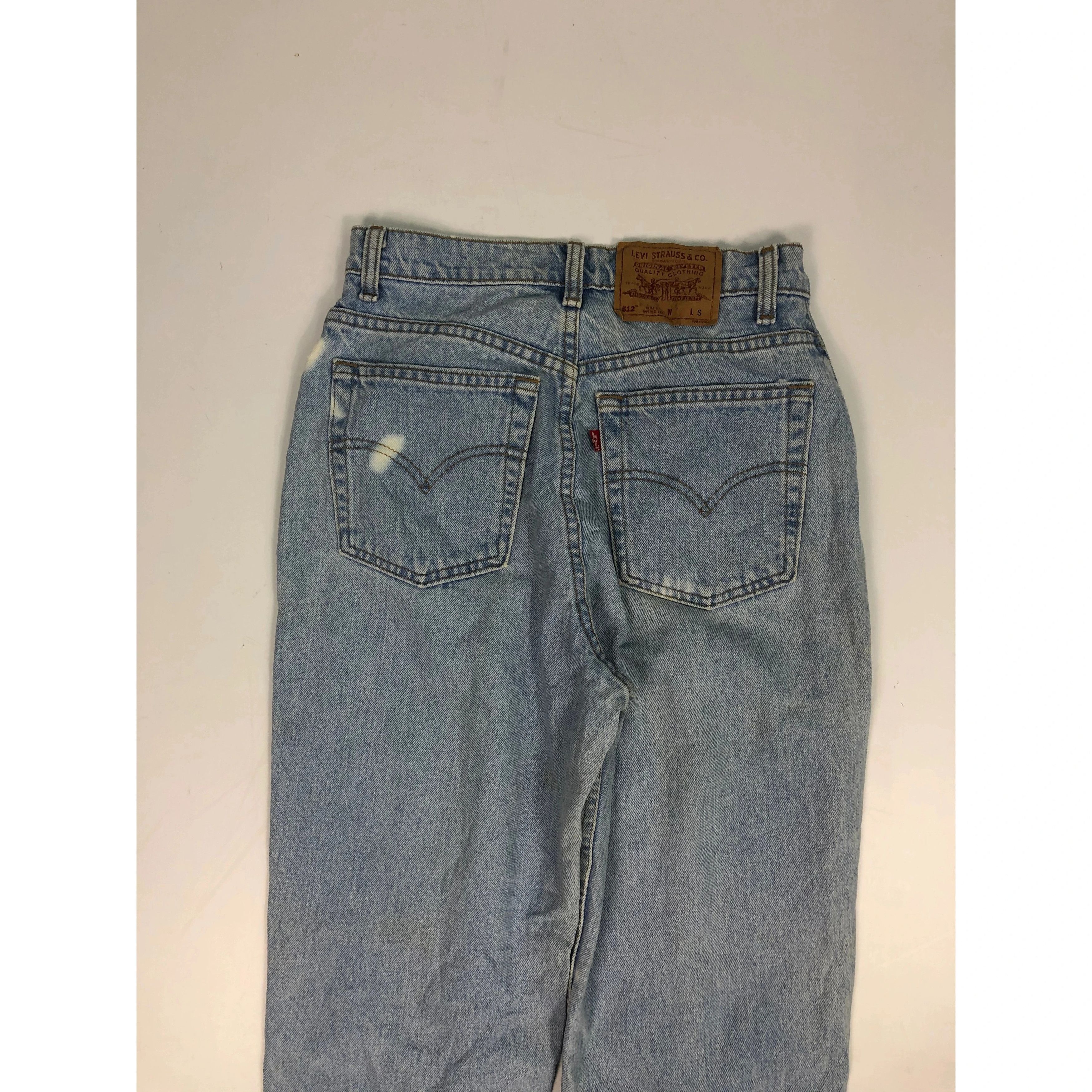 Other Vintage 90s Levis 512 Slim Fit Tapered Leg Denim DP0066 Size US 28 / EU 44 - 6 Thumbnail