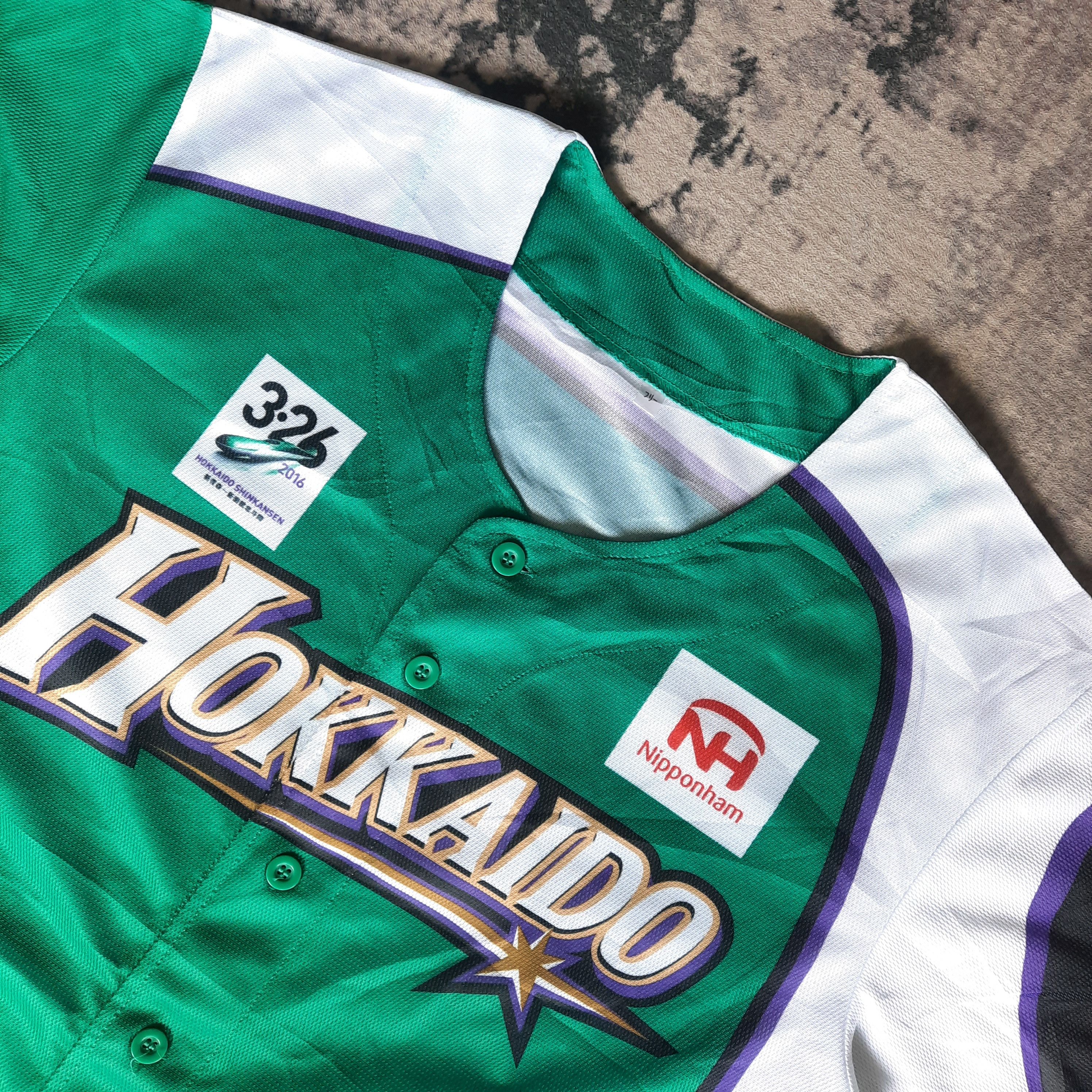 Japanese Brand 🔥NPB hokkaido nippon ham fighters baseball jersey Size US M / EU 48-50 / 2 - 2 Thumbnail