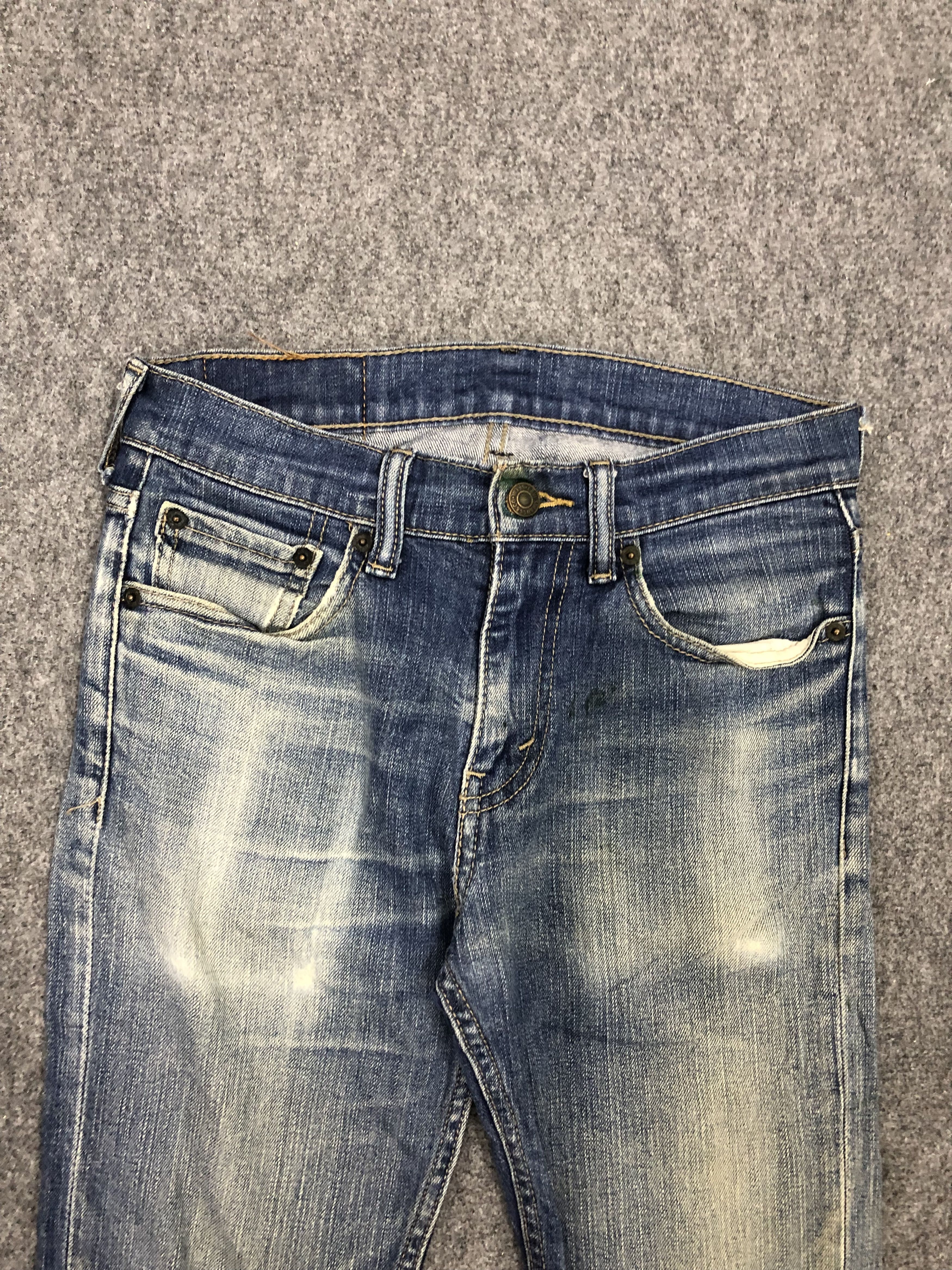 Levi's Vintage Levis 510 Skinny Light Blue Denim DP1284 Size US 28 / EU 44 - 2 Thumbnail