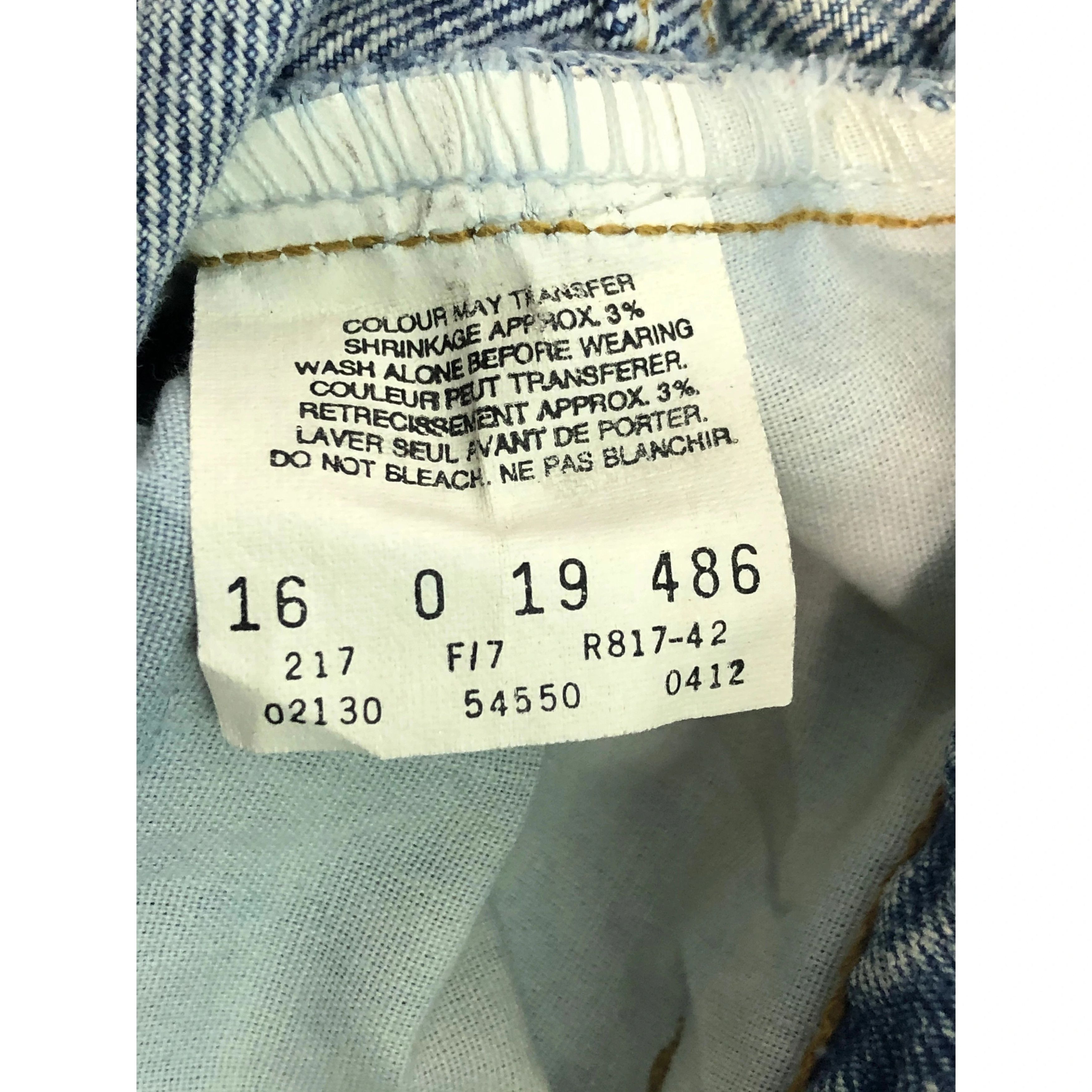 Levi's Vintage 80s Levis Distressed Denim Lightwash DP0058 Size US 28 / EU 44 - 7 Thumbnail