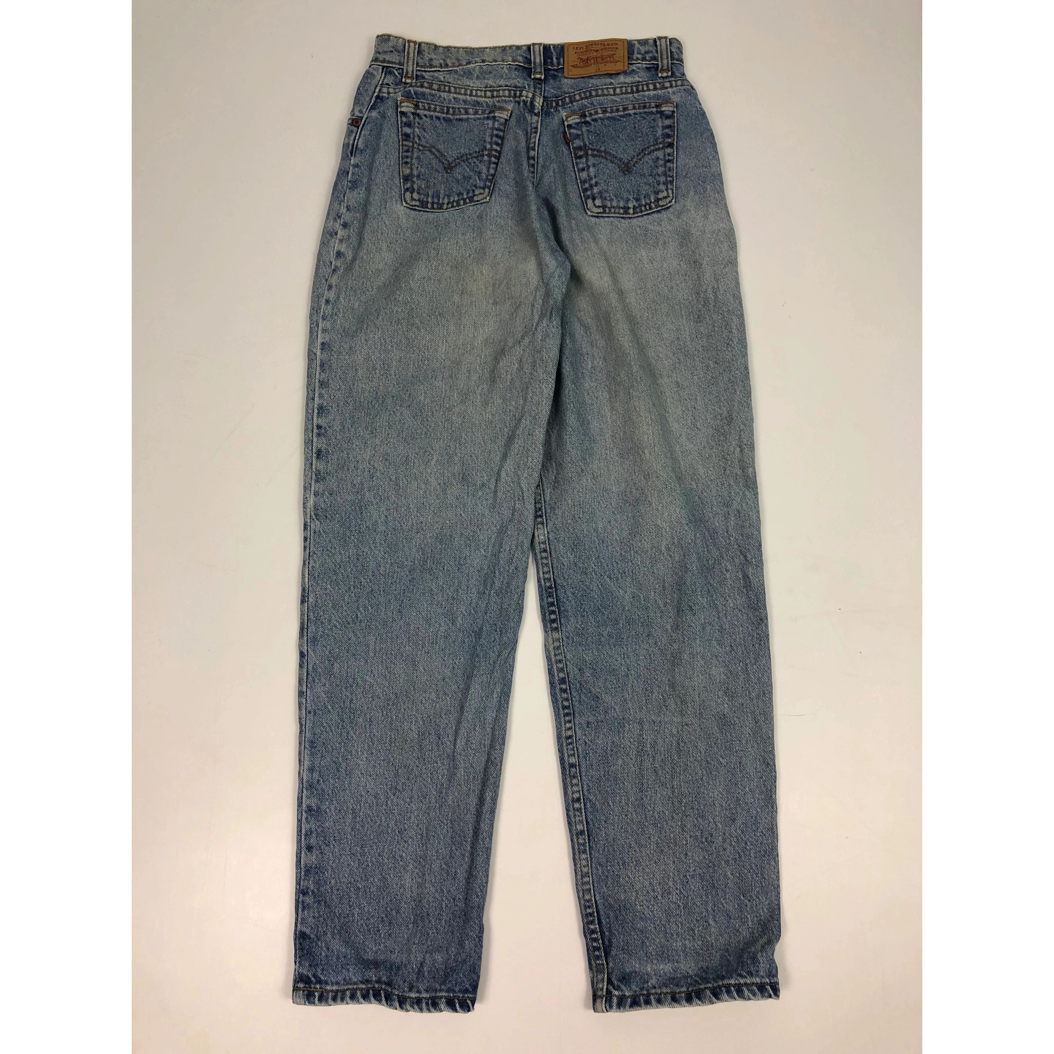 Levi's Vintage 80s Levis Distressed Denim Lightwash DP0058 Size US 28 / EU 44 - 3 Thumbnail