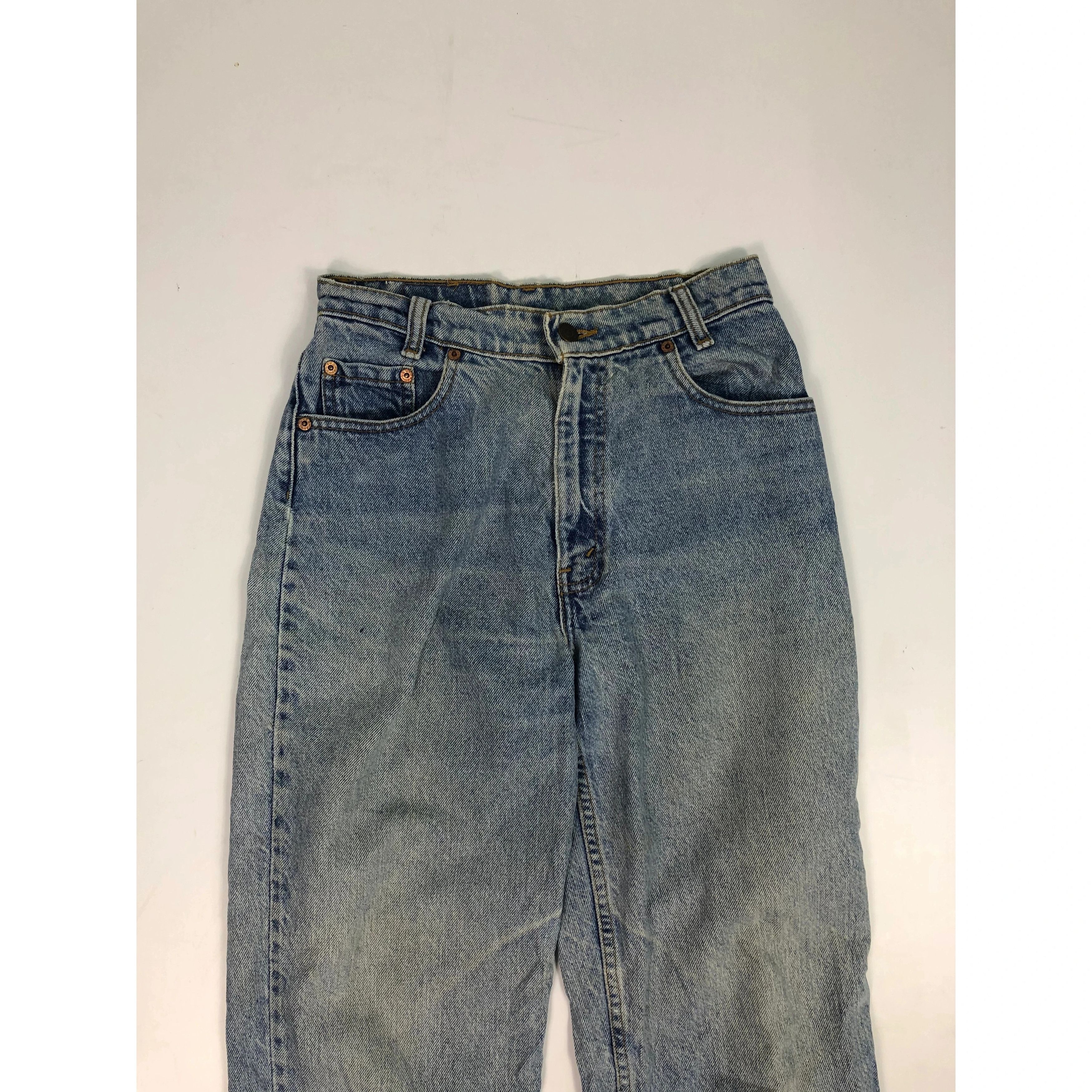 Levi's Vintage 80s Levis Distressed Denim Lightwash DP0058 Size US 28 / EU 44 - 2 Thumbnail