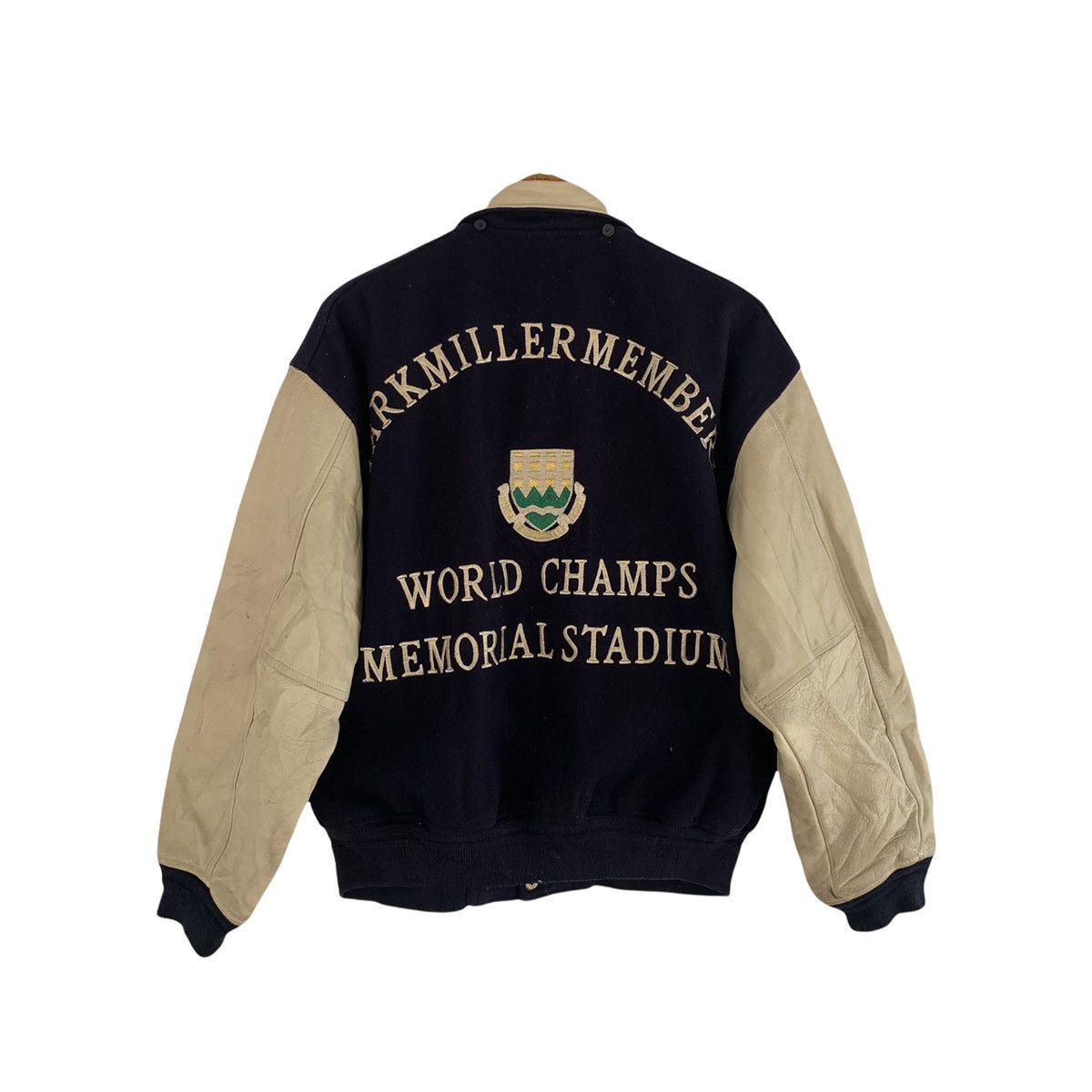 Vintage Haward Team Park Miller Staff Wool Varsity Jacket Size US L / EU 52-54 / 3 - 2 Thumbnail