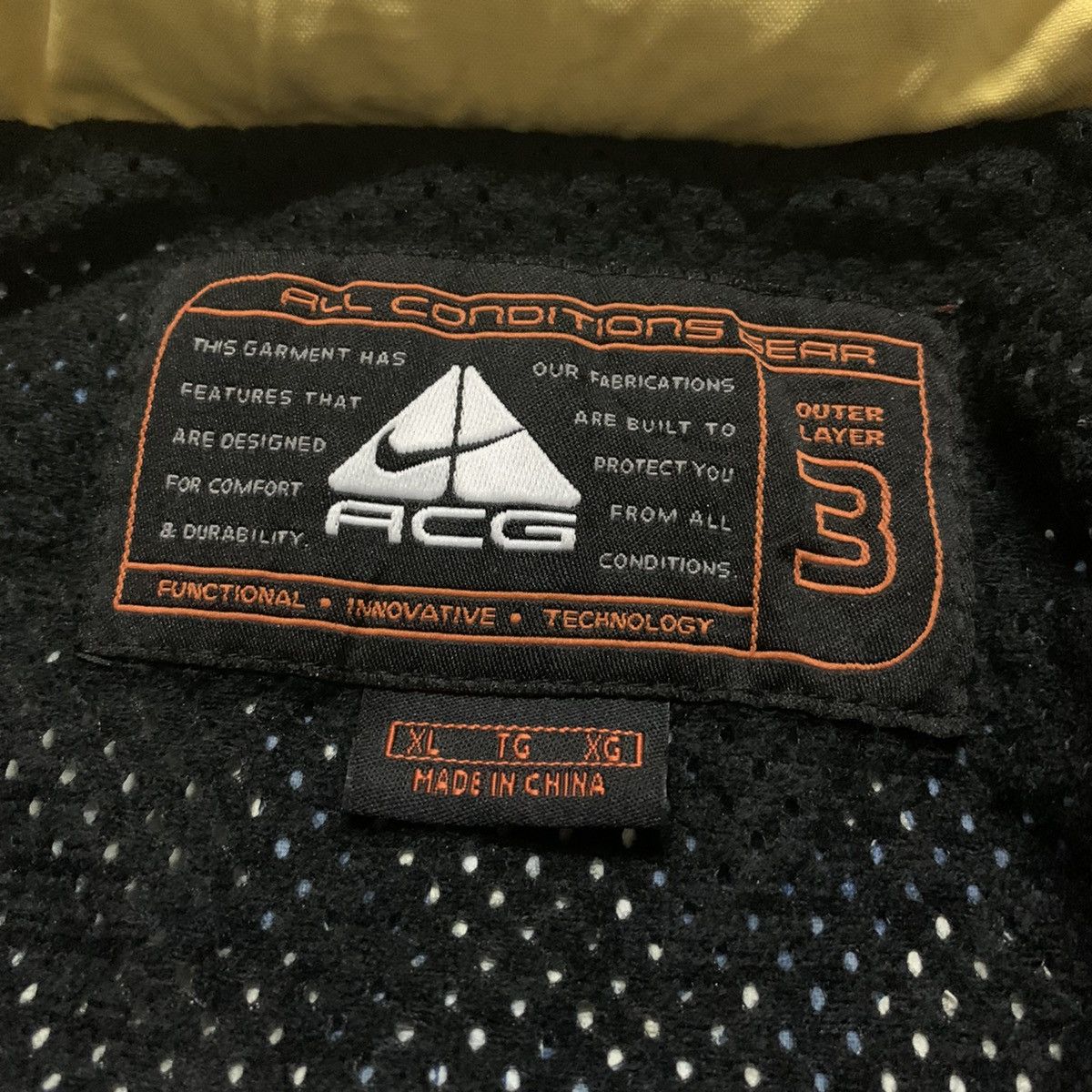 Nike ACG × Vintage Vintage Oversized Nike ACG 3 Outer Layer Jacket Size US XL / EU 56 / 4 - 11 Thumbnail